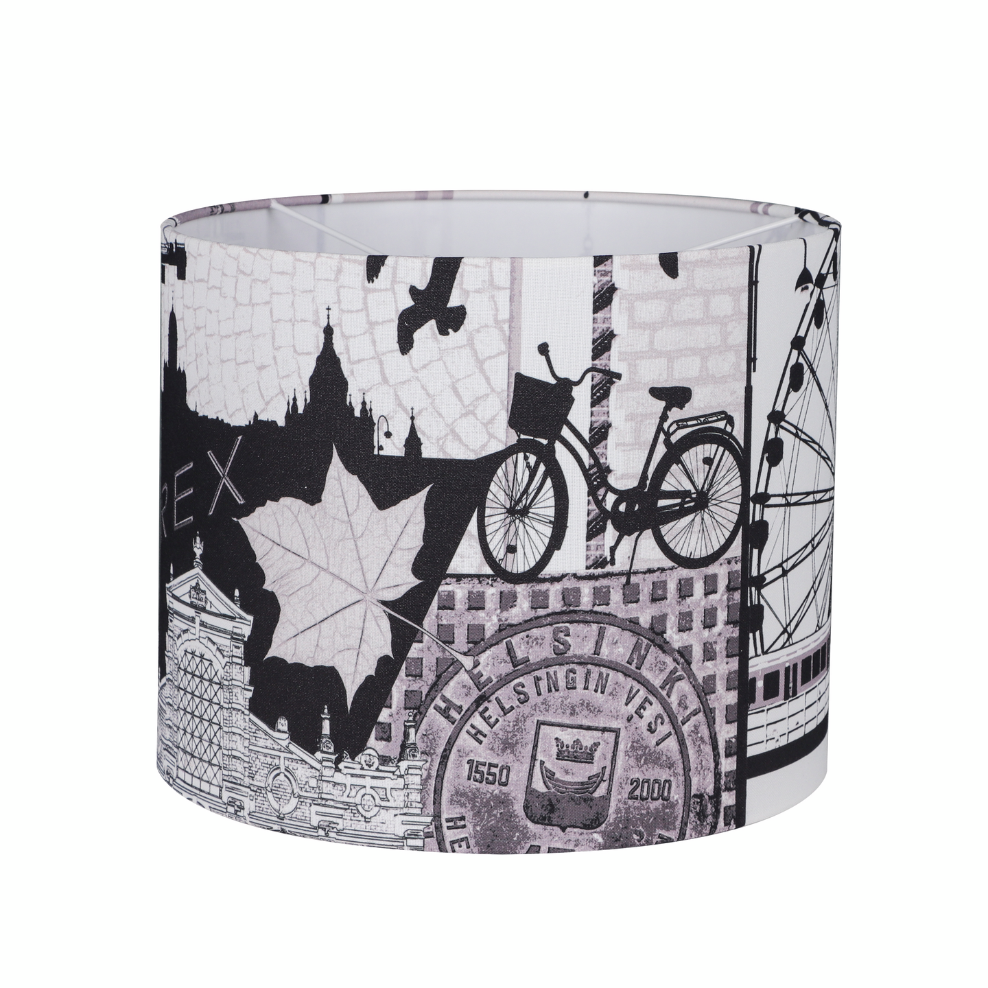 Varjostin Heat Vallila Helsinki 350mm riippuvalaisimiin designkuosi