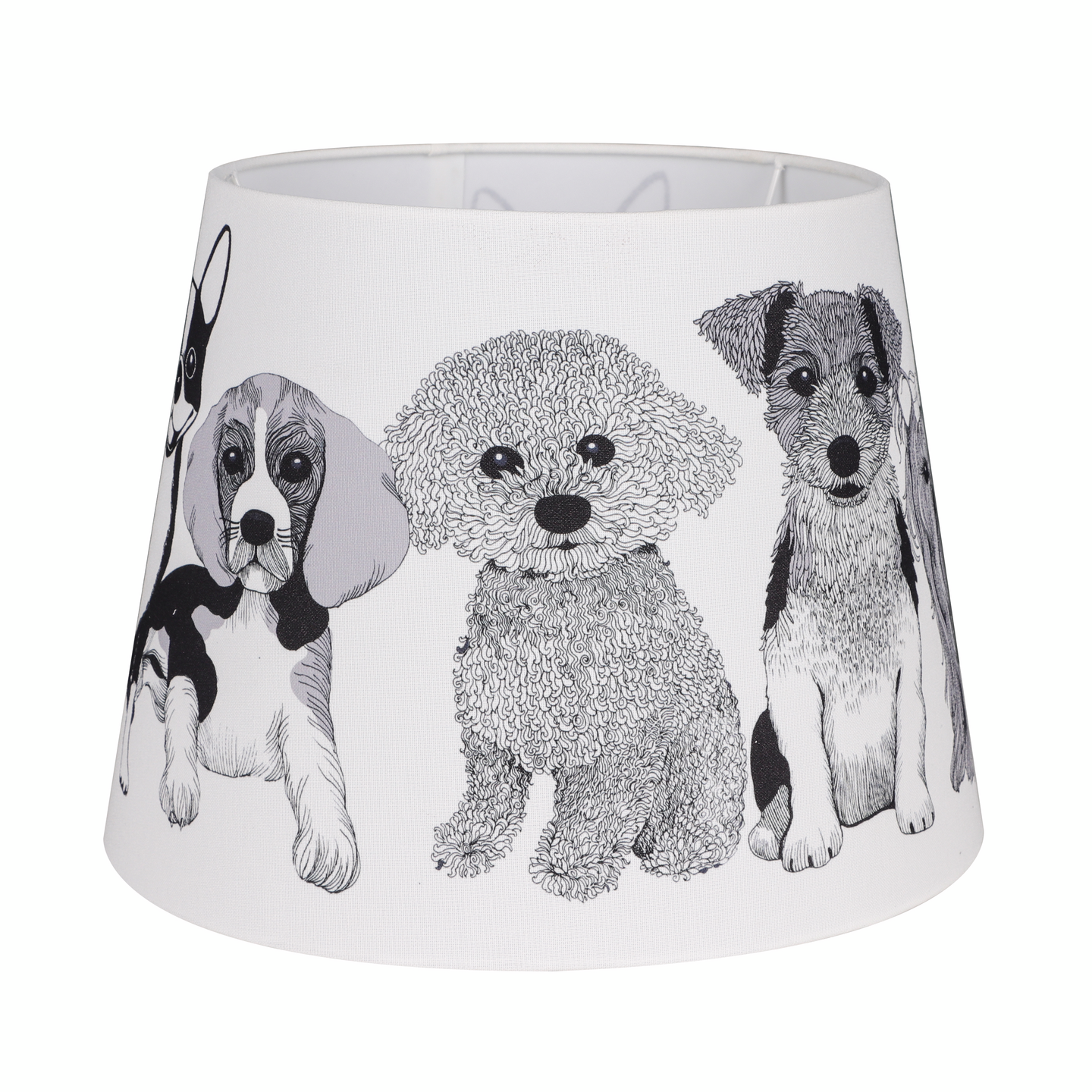 Varjostin Heat Vallila Doggies 350mm pöytävalaisimiin designkuosi