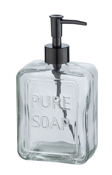 Saippua-annostelija Wenko Pure Soap kirkas lasia