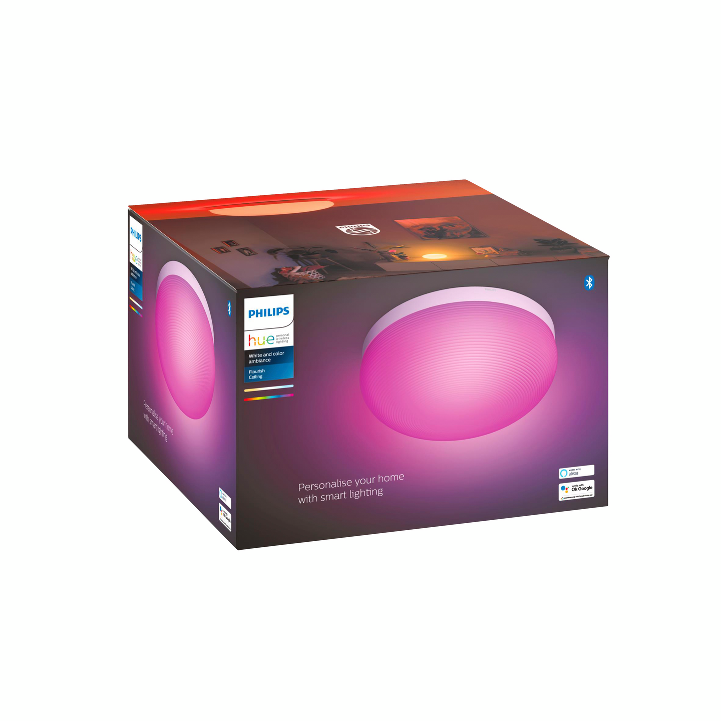 Kattovalaisin Philips Hue Flourish valkoinen 32W 24V