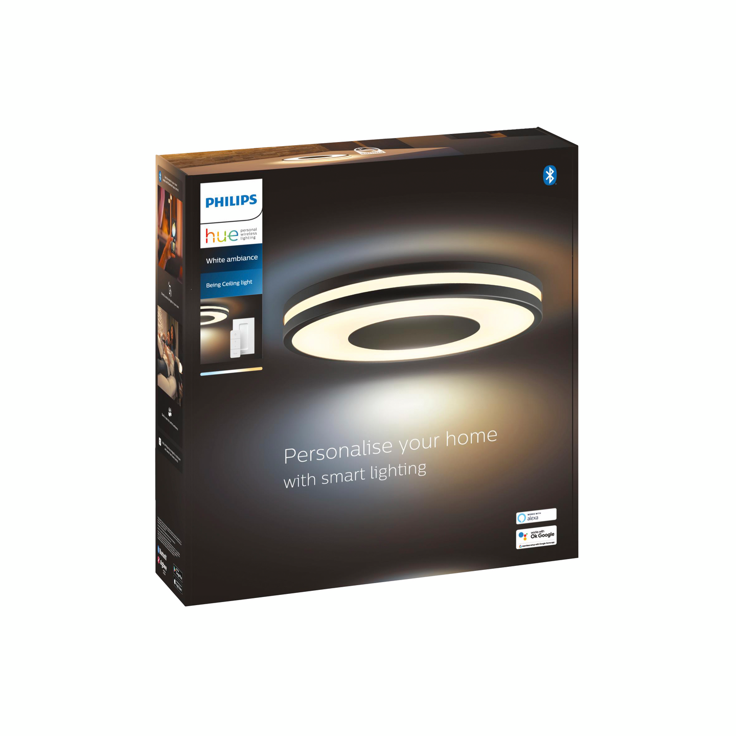 Kattovalaisin Philips Hue Being musta