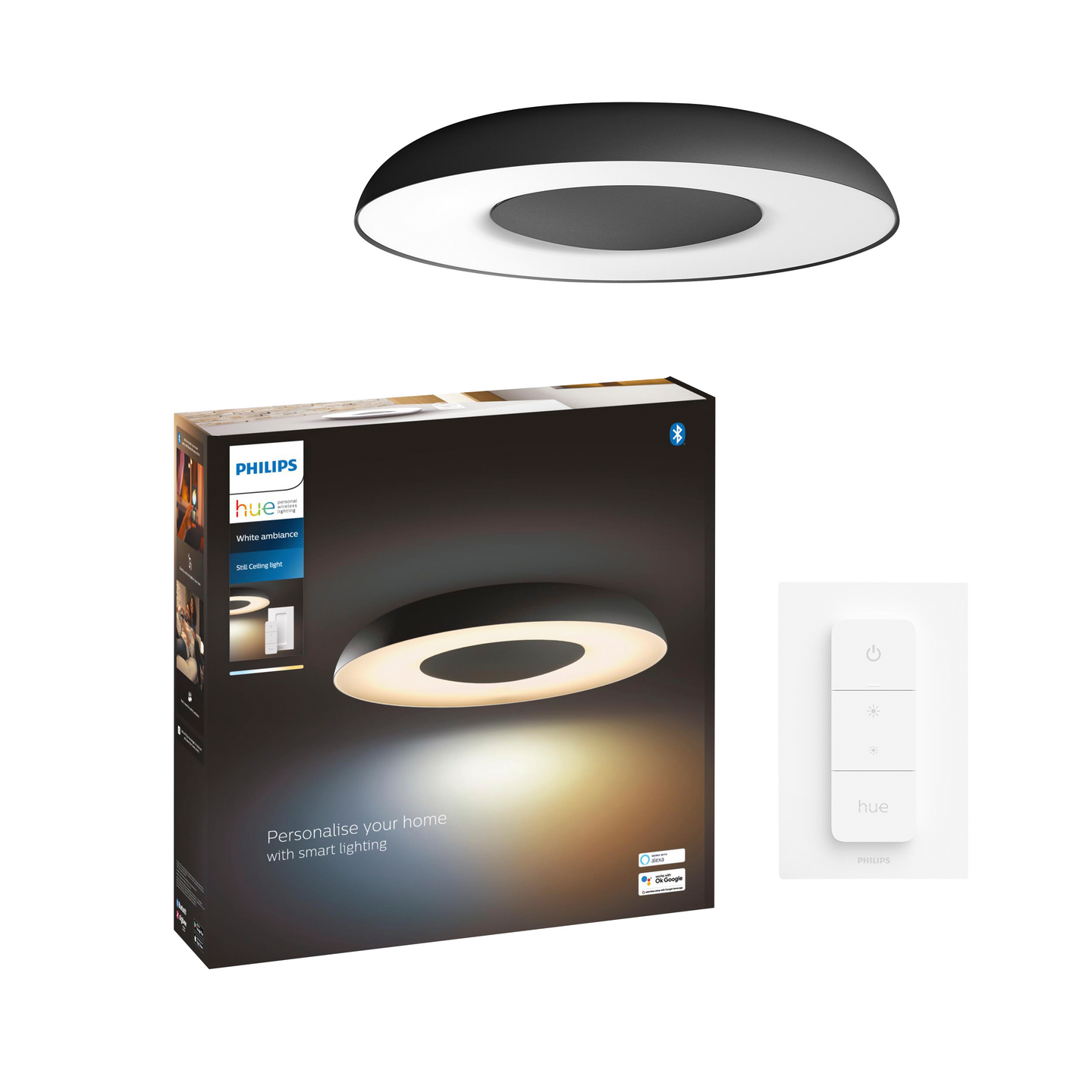 Kattovalaisin Philips Hue Still musta