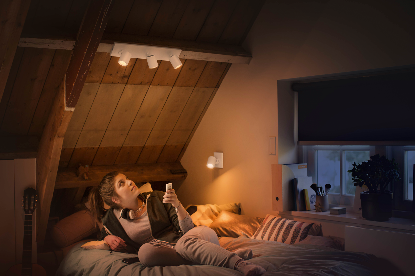 Kohdevalaisin Philips Hue Runner valkoinen 3x5W 230V