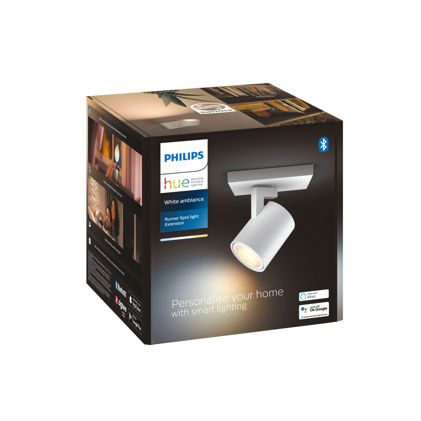 Kohdevalaisin Philips Hue Pillar valkoinen