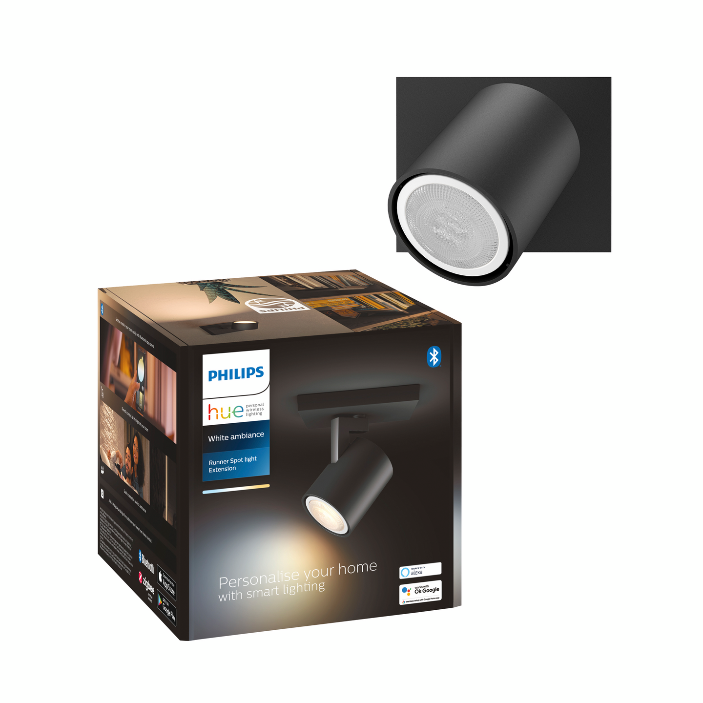 Kohdevalaisin Philips Hue Runner musta