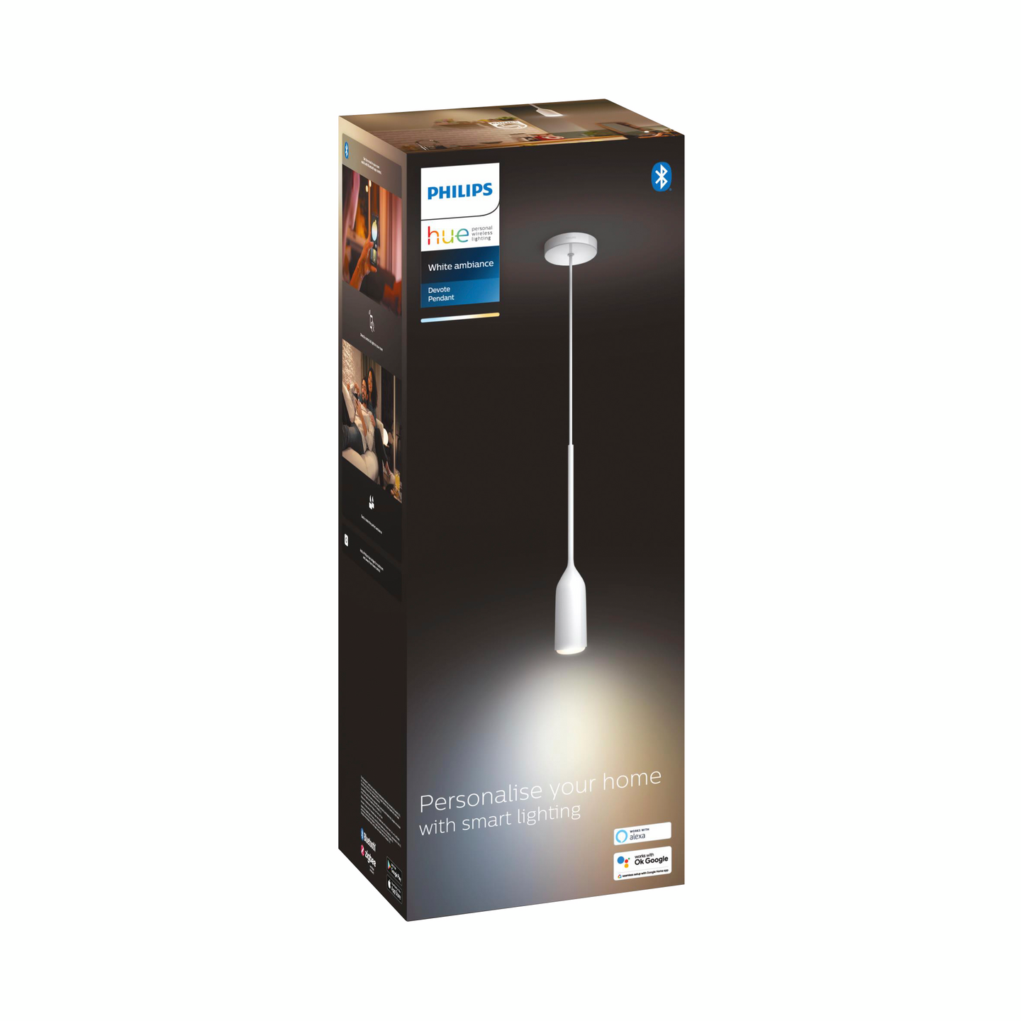 Riippuvalaisin Philips Hue Devote valkoinen