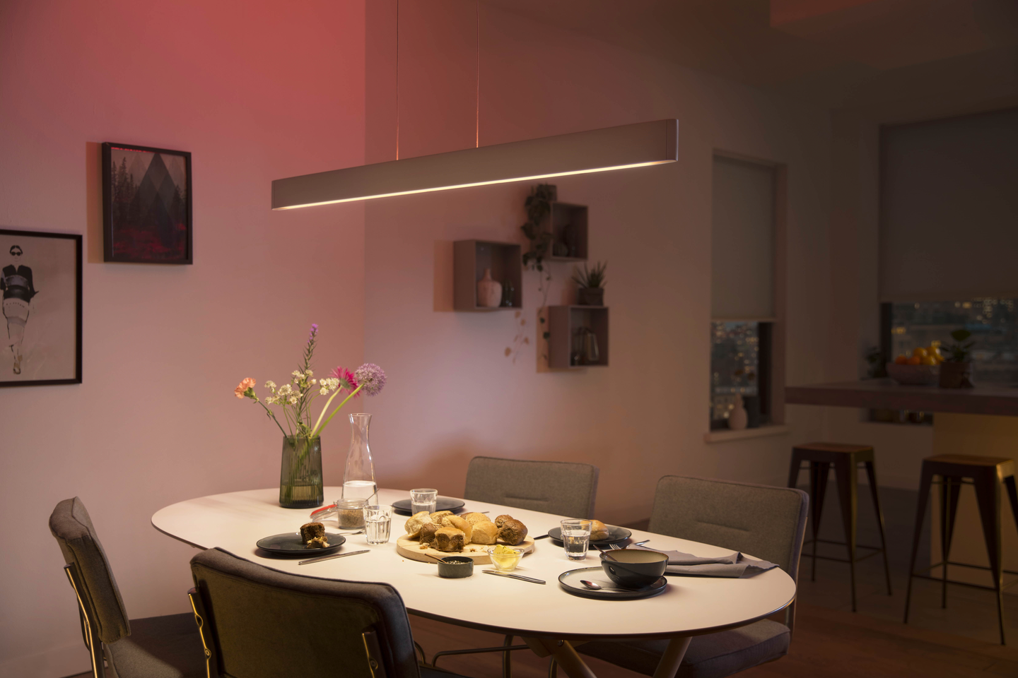 Riippuvalaisin Philips Hue Ensis valkoinen 2x39W 24V