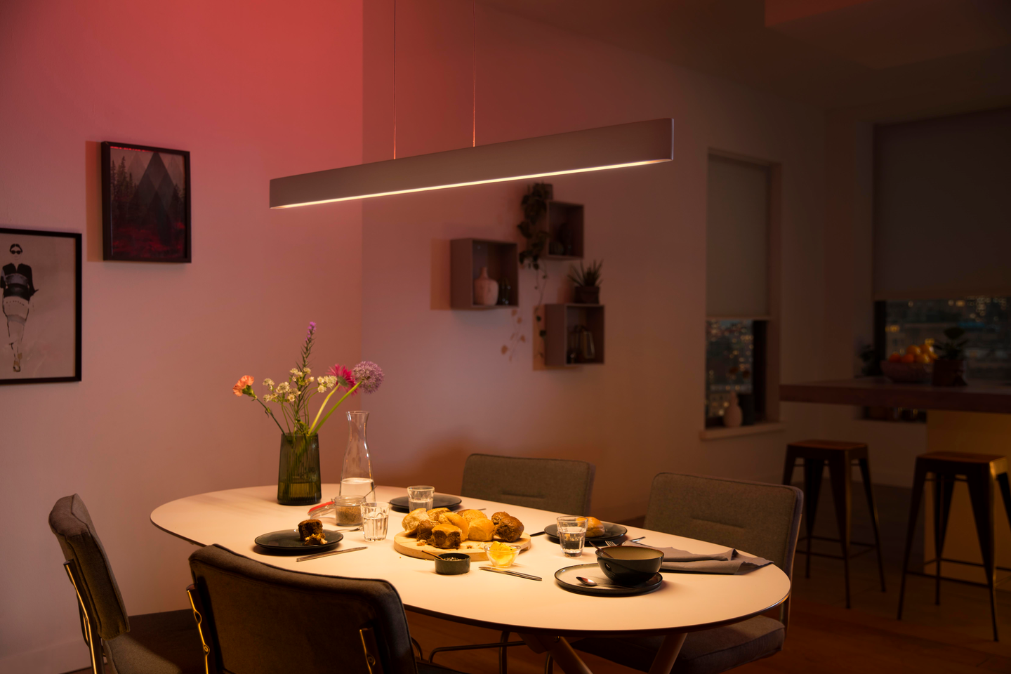 Riippuvalaisin Philips Hue Ensis valkoinen 2x39W 24V