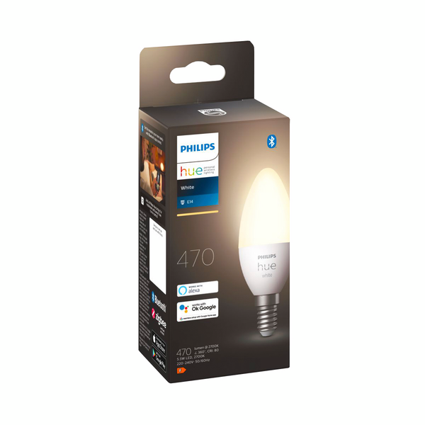 Led-lamppu Philips Hue White 5.5W B39 E14