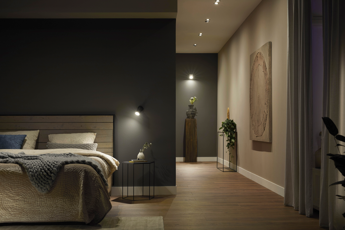 Upotettava kohdevalo Philips Hue Centura pyöreä alumiini 1x5.7W