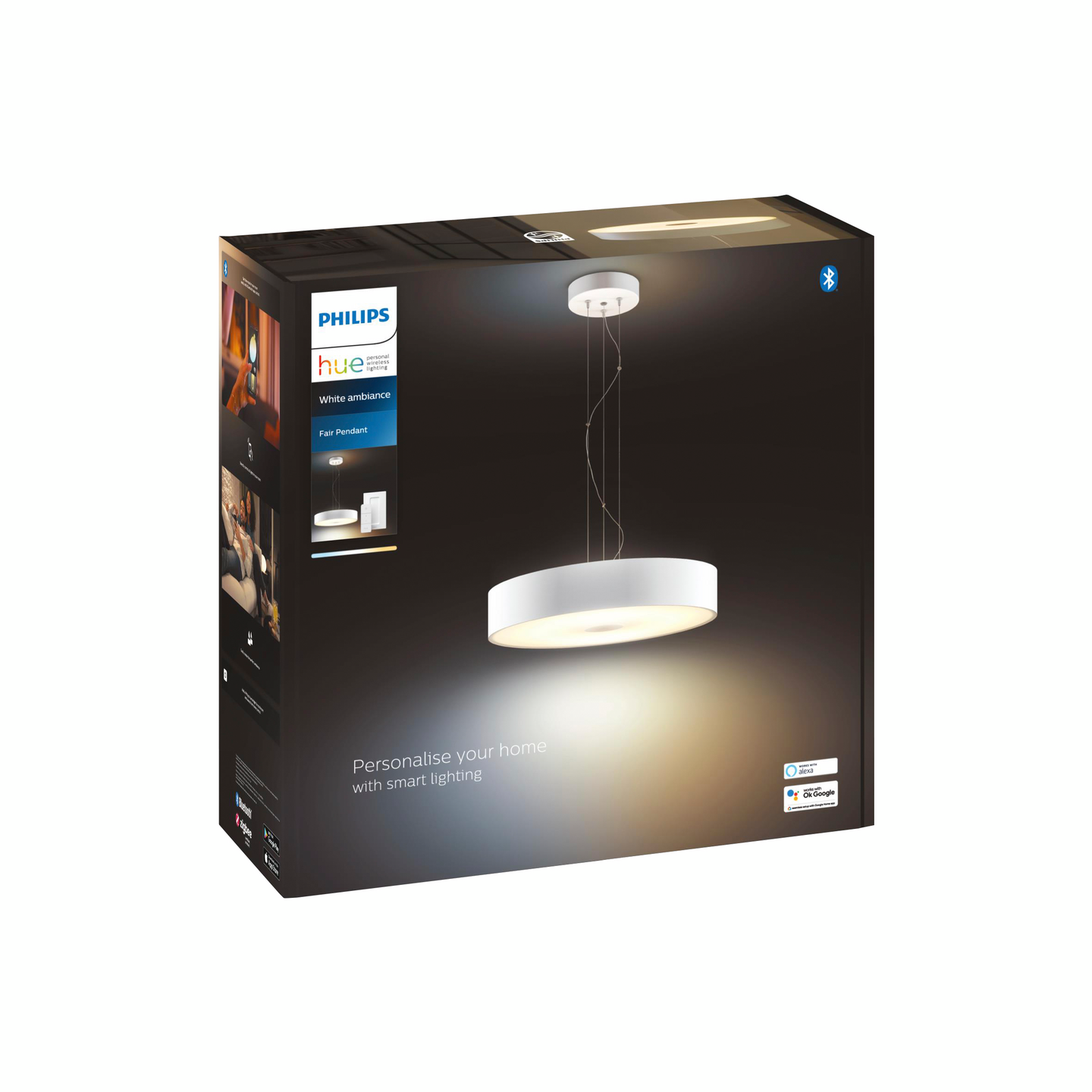 Riippuvalaisin Philips Hue Fair valkoinen