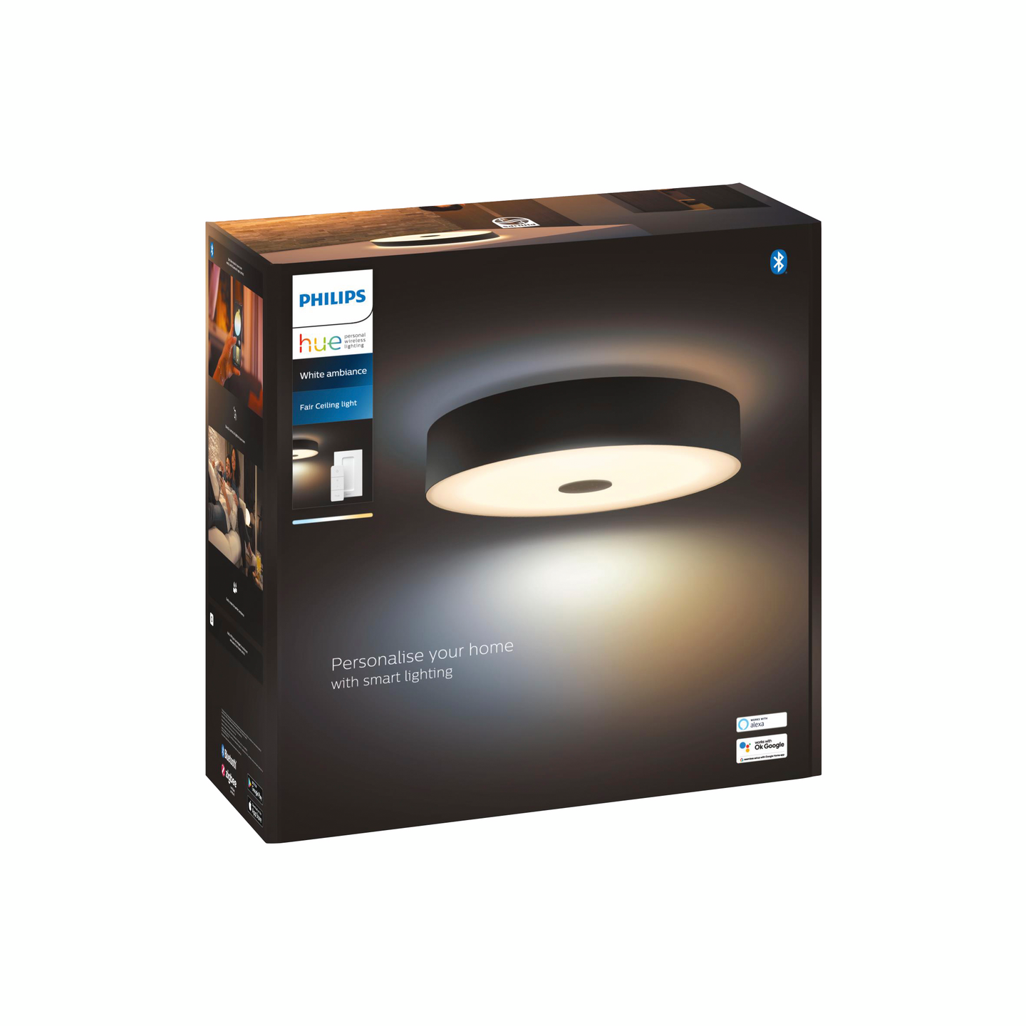 Kattovalaisin Philips Hue Fair musta
