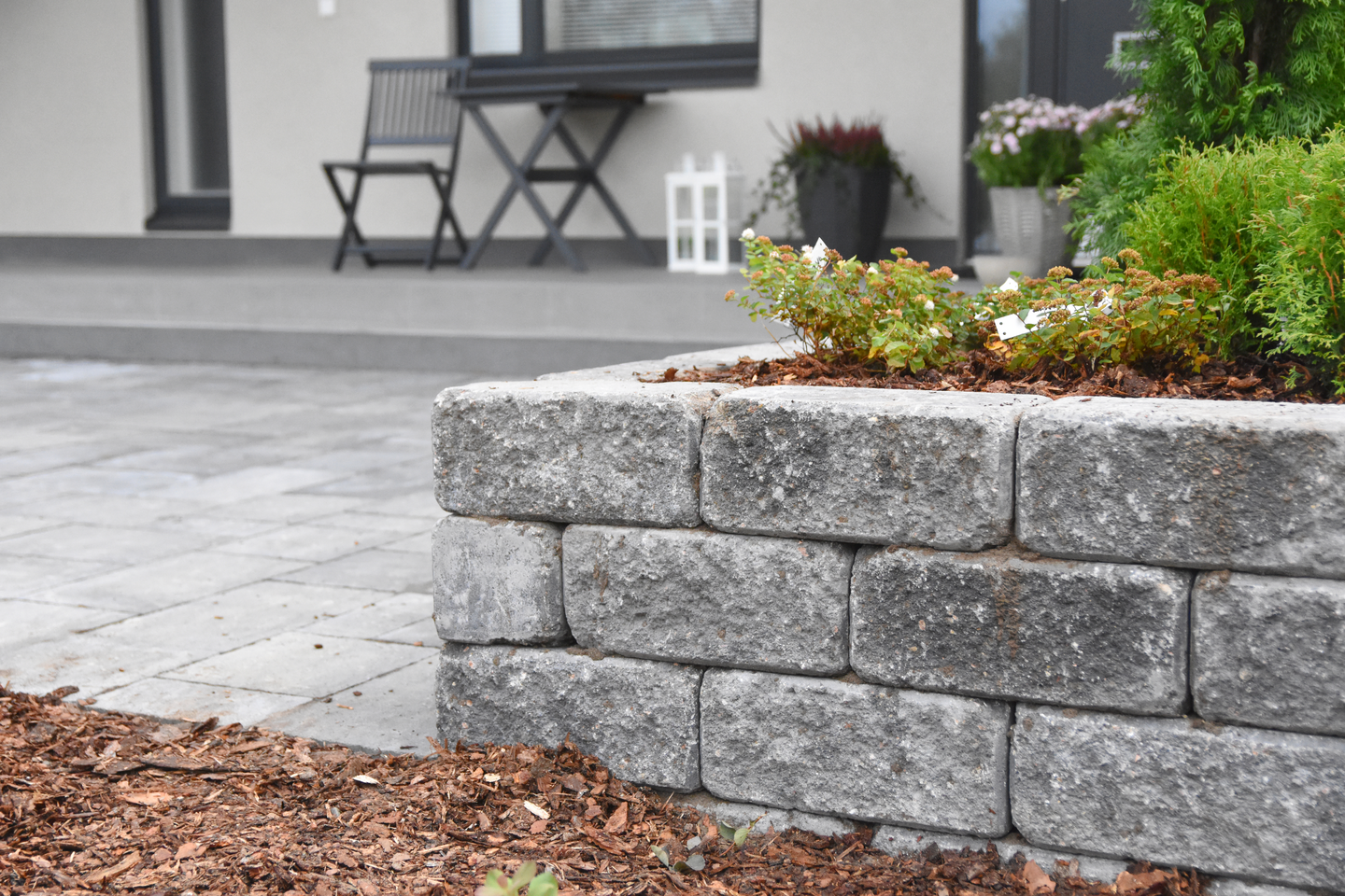 Antiikkimuurikivi Lakka sileä harmaa 360x180x150mm 18,5kpl/m²