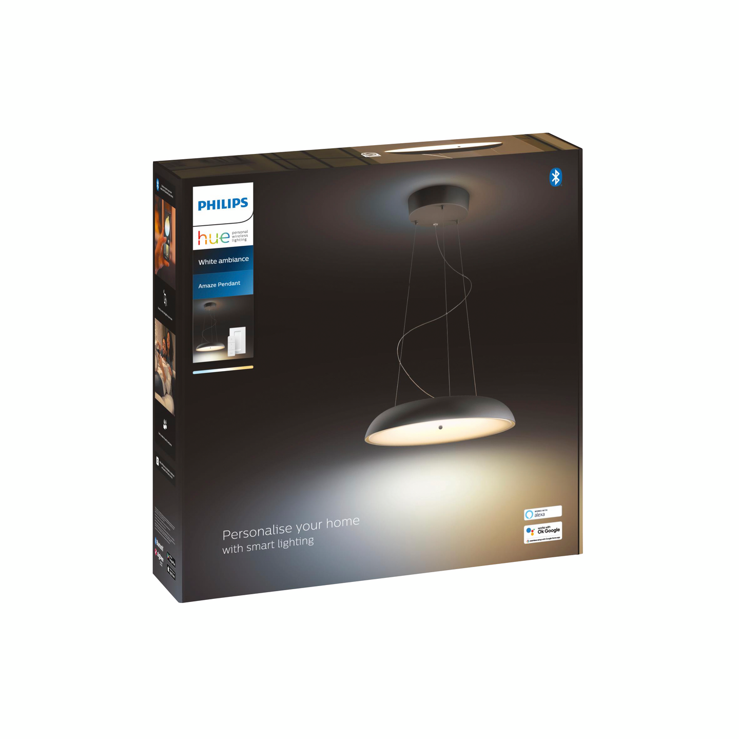 Riippuvalaisin Philips Hue Amaze musta