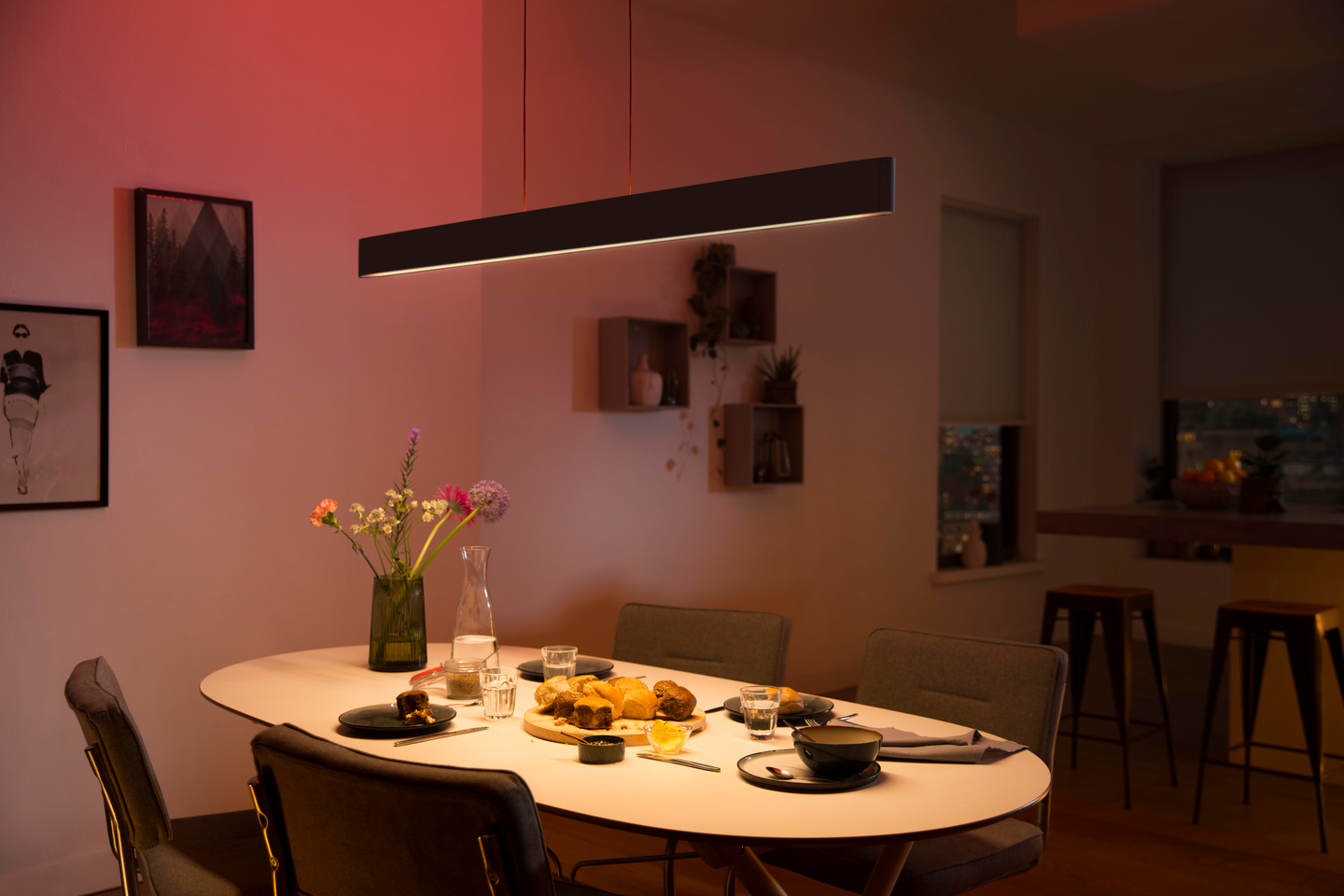 Riippuvalaisin Philips Hue Ensis musta 2x39W 24V