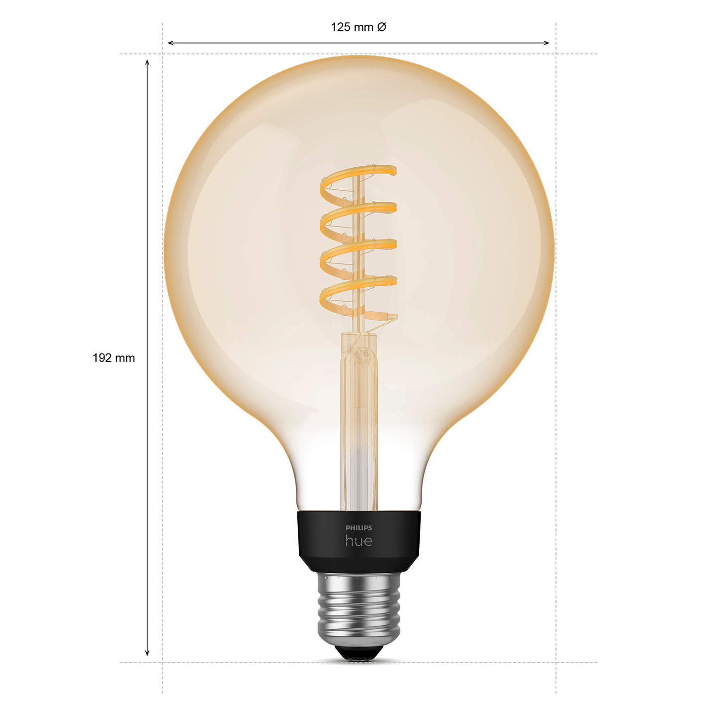 Led-lamppu Philips Hue WA 7W Filament G125 E27