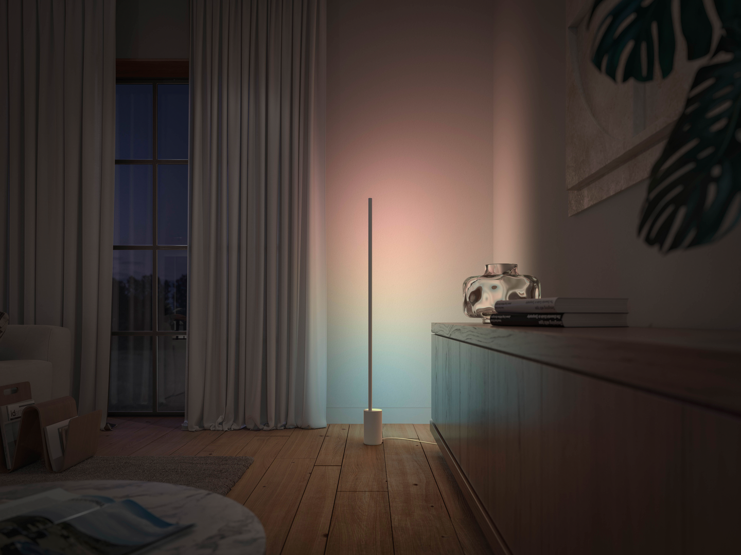 Lattiavalaisin Philips Hue SIGNE GRADIENT valkoinen