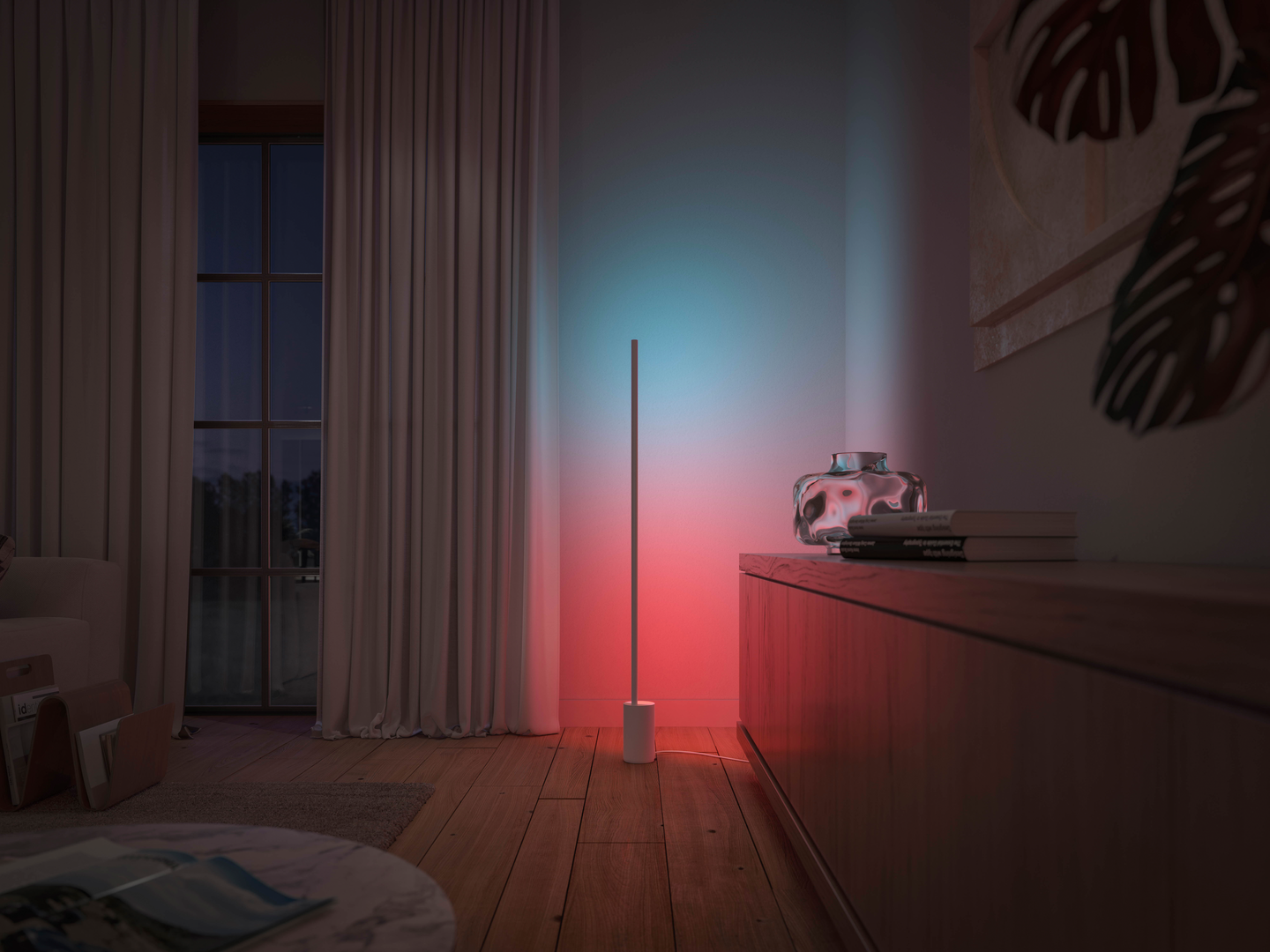 Lattiavalaisin Philips Hue SIGNE GRADIENT valkoinen
