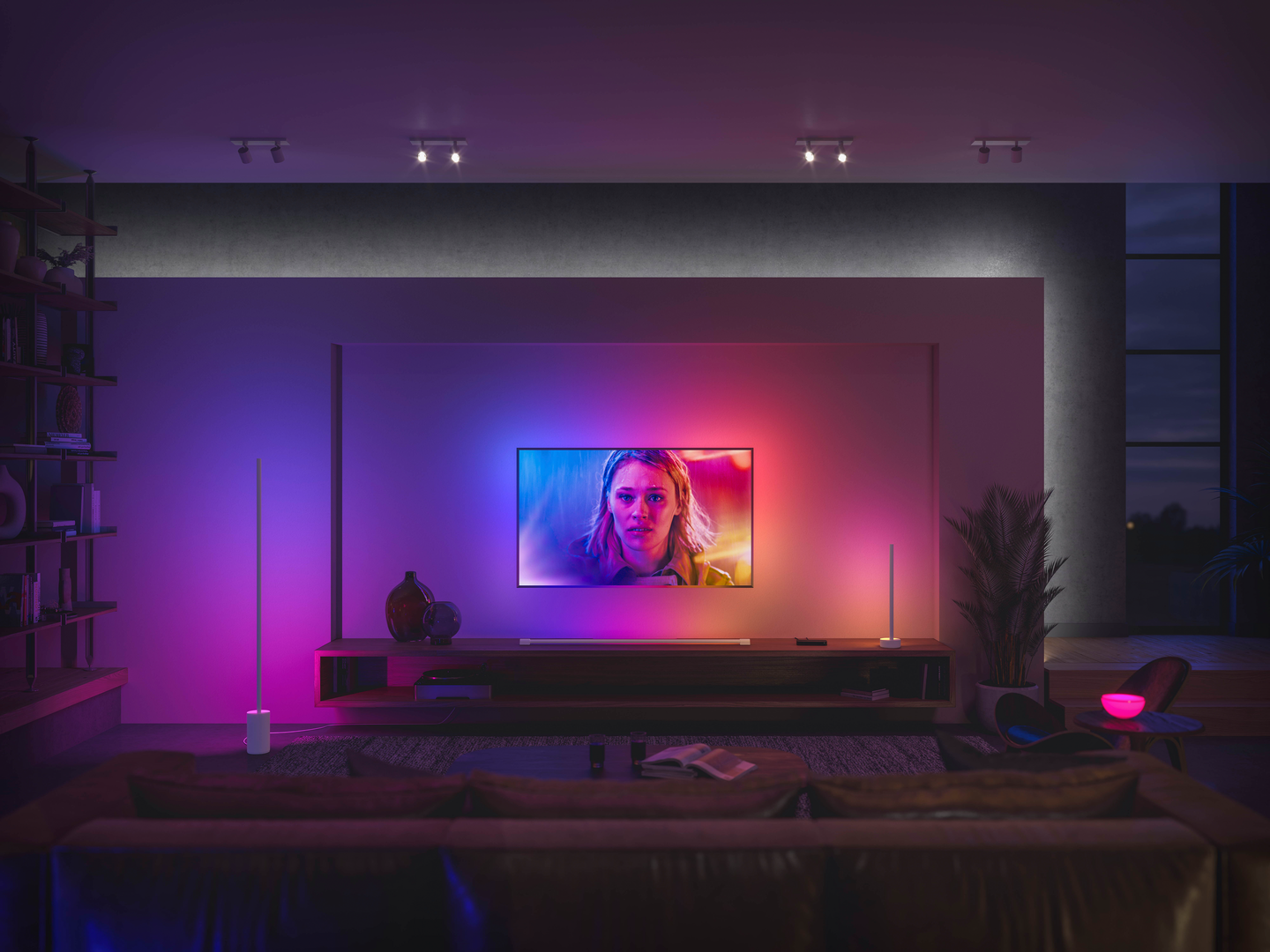 Lattiavalaisin Philips Hue SIGNE GRADIENT valkoinen