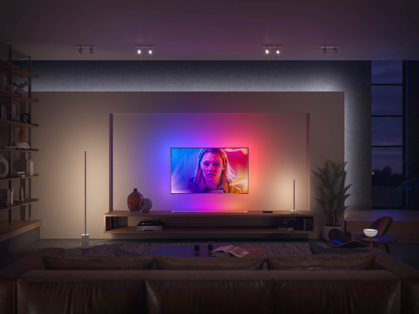Lattiavalaisin Philips Hue SIGNE GRADIENT valkoinen