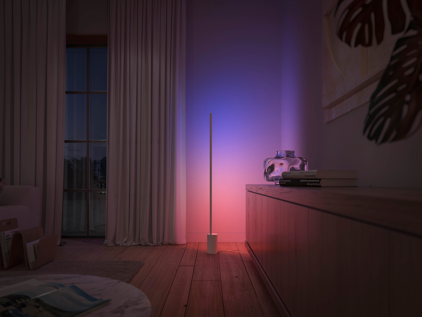 Lattiavalaisin Philips Hue SIGNE GRADIENT valkoinen