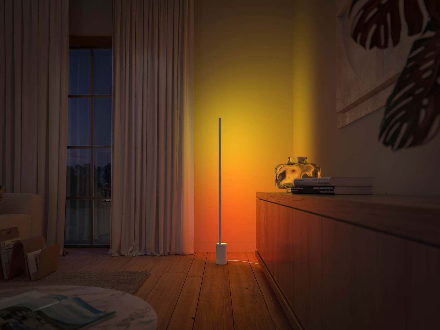 Lattiavalaisin Philips Hue SIGNE GRADIENT valkoinen