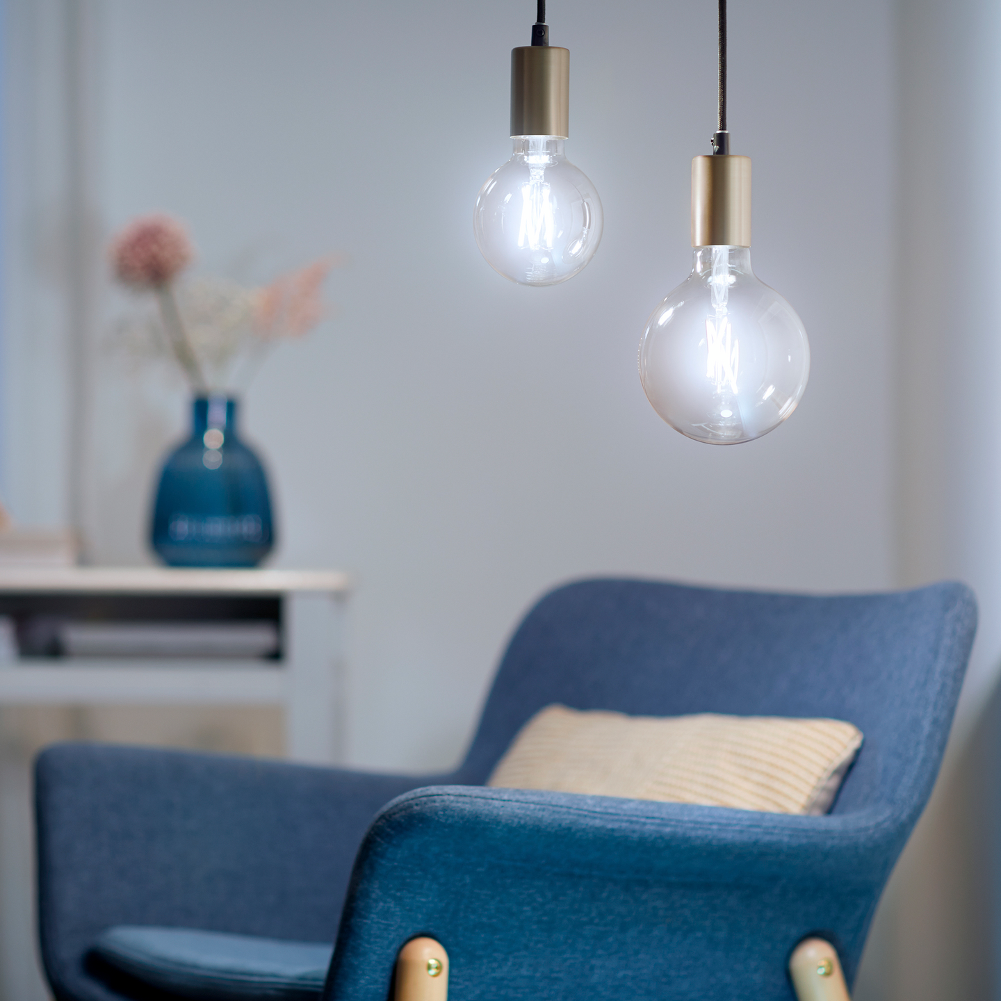 Led-lamppu WiZ WI-FI 7W E27 G125 927-65 Filament tw kirkas