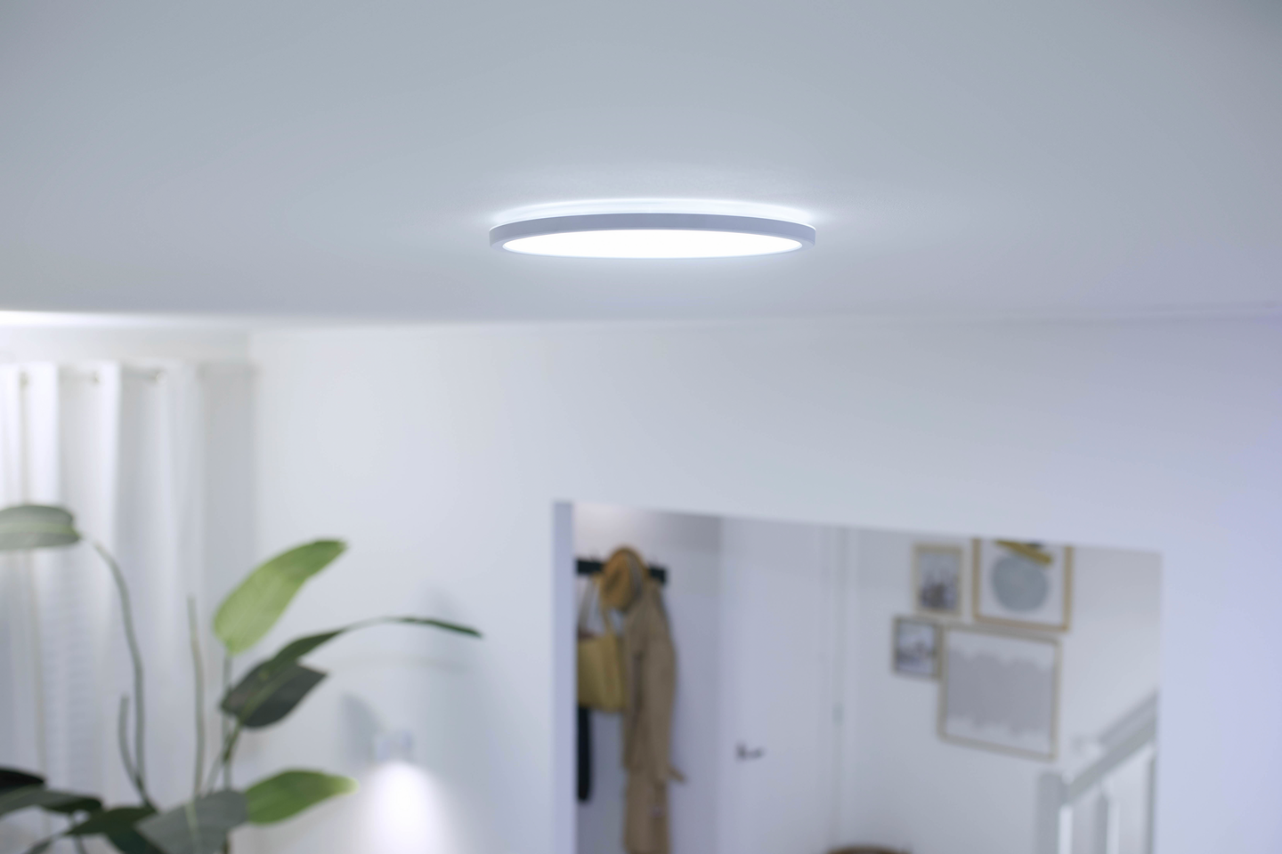 WIZ SIGNIFY SUPERSLIM PLAFOND 14W VIT, V-KALLVIT