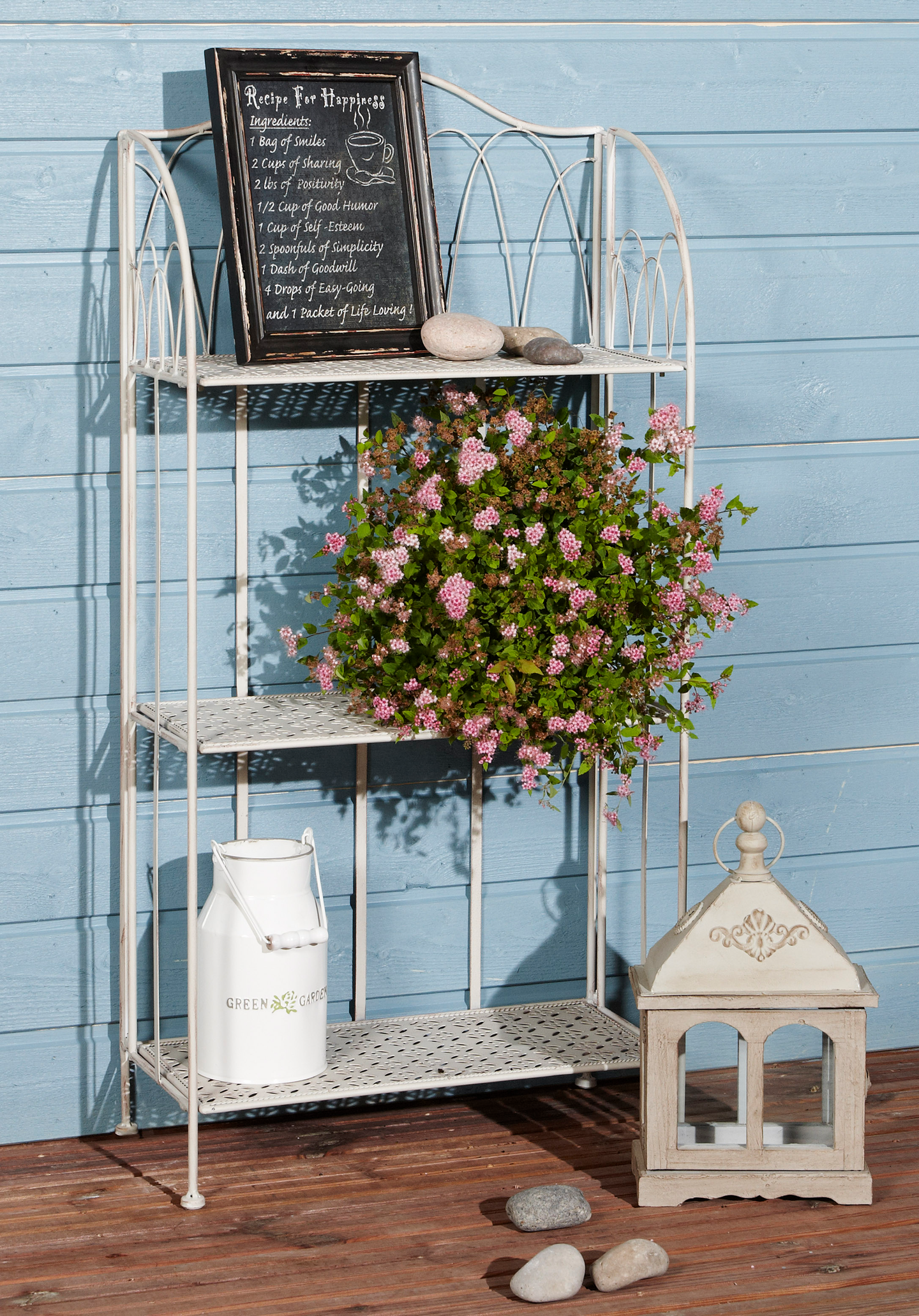 Metallihylly3 50x24x86,5 cm ant.kerma