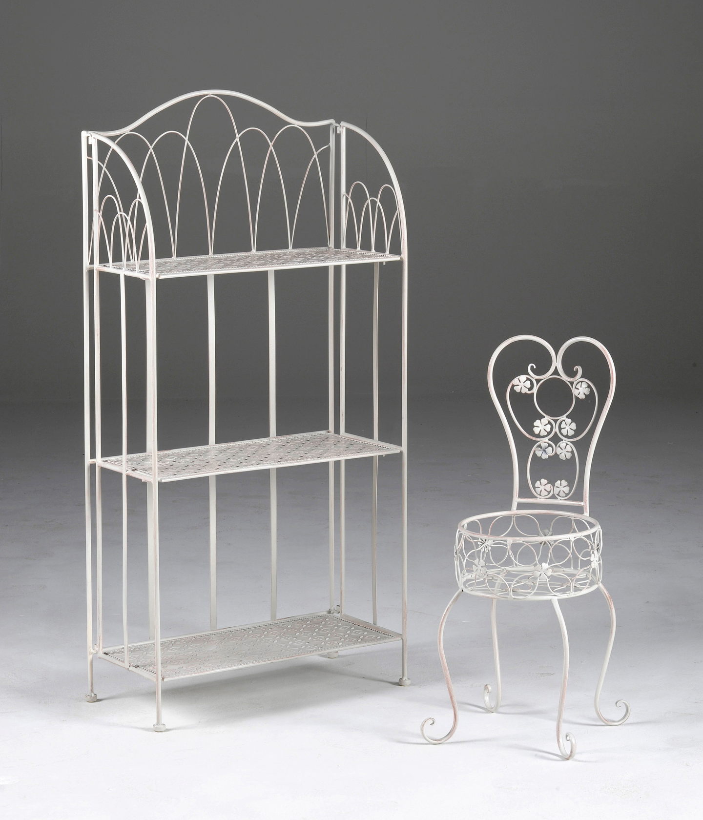 Metallihylly3 50x24x86,5 cm ant.kerma