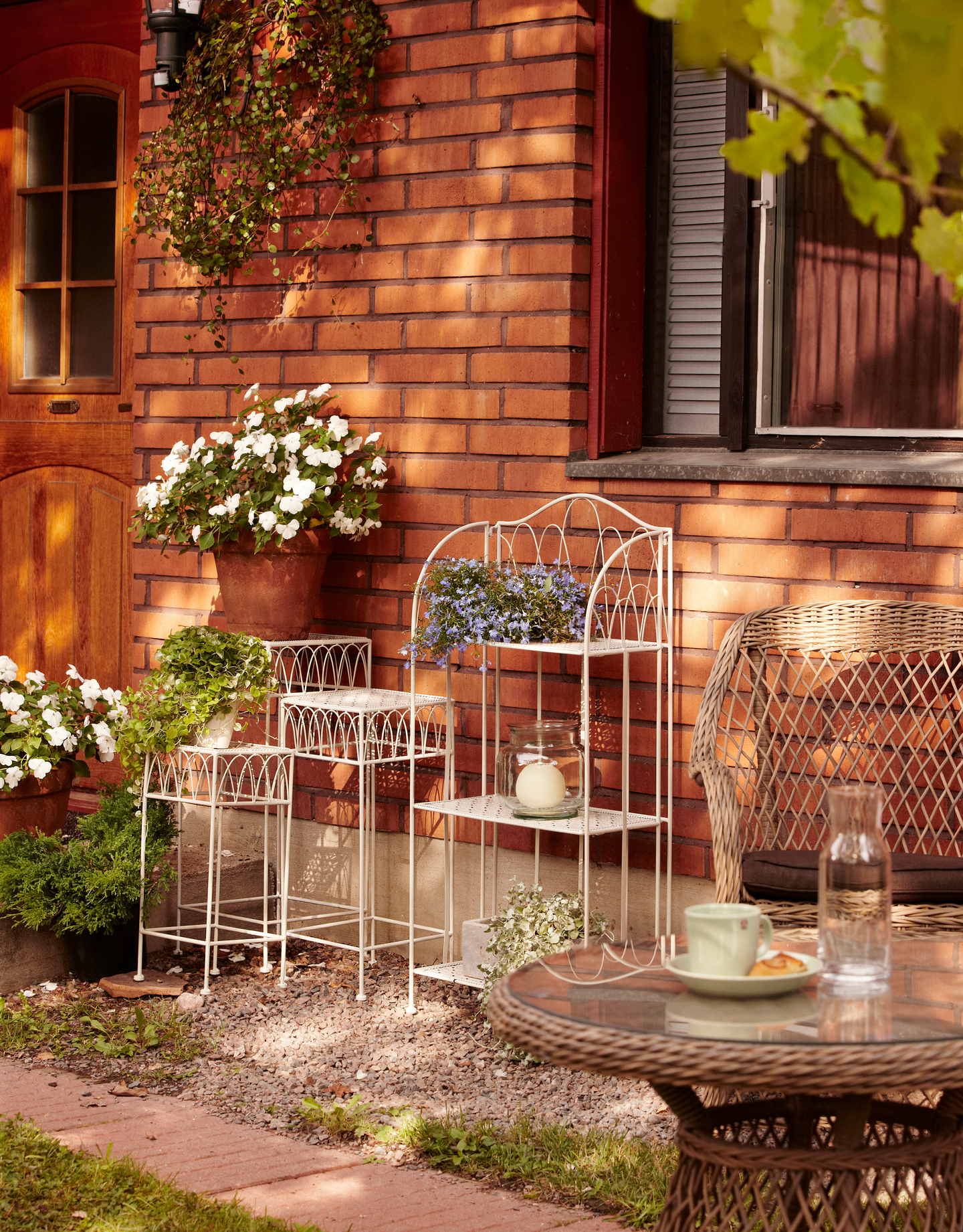 Metallihylly3 50x24x86,5 cm ant.kerma