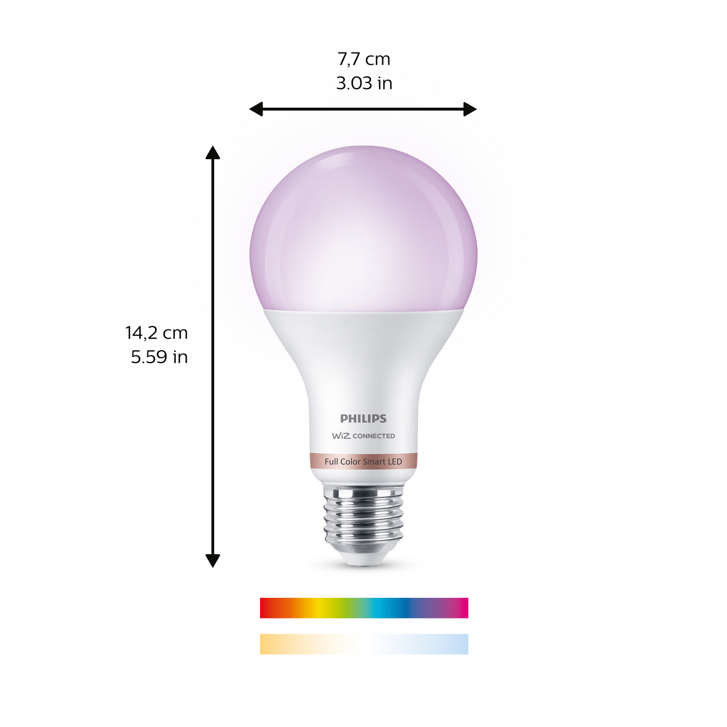 Lamppu Philips Smart LED 13W A67 E27 922-65 RGB color