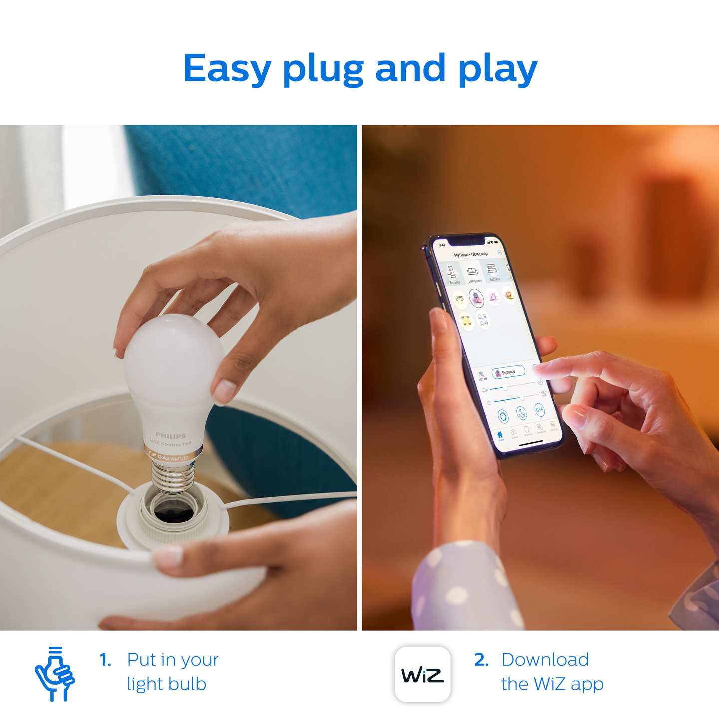 Lamppu Philips Smart LED 13W A67 E27 922-65 RGB color