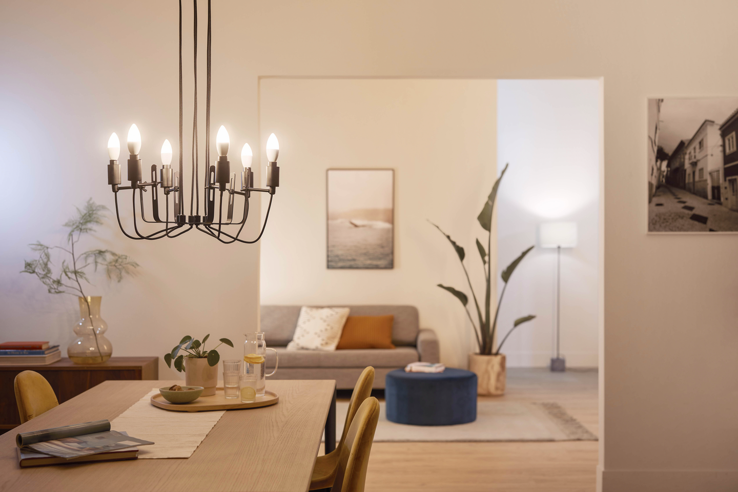 Lamppu Philips Smart LED 4.9W C37 E14 927-65 tunable white