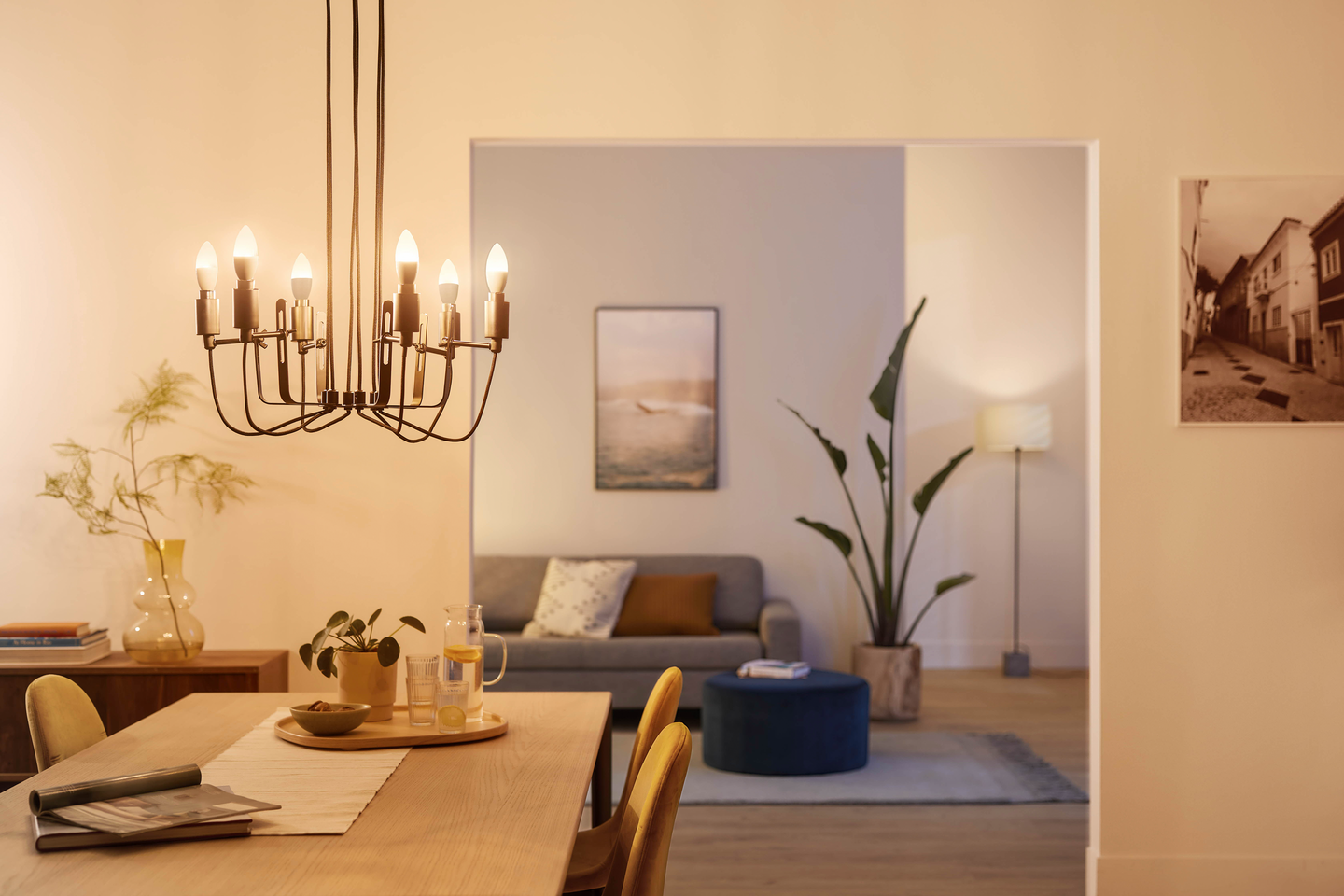 Lamppu Philips Smart LED 4.9W C37 E14 927-65 tunable white