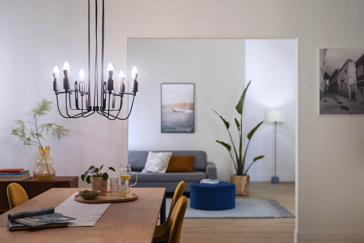 Lamppu Philips Smart LED 4.9W C37 E14 927-65 tunable white