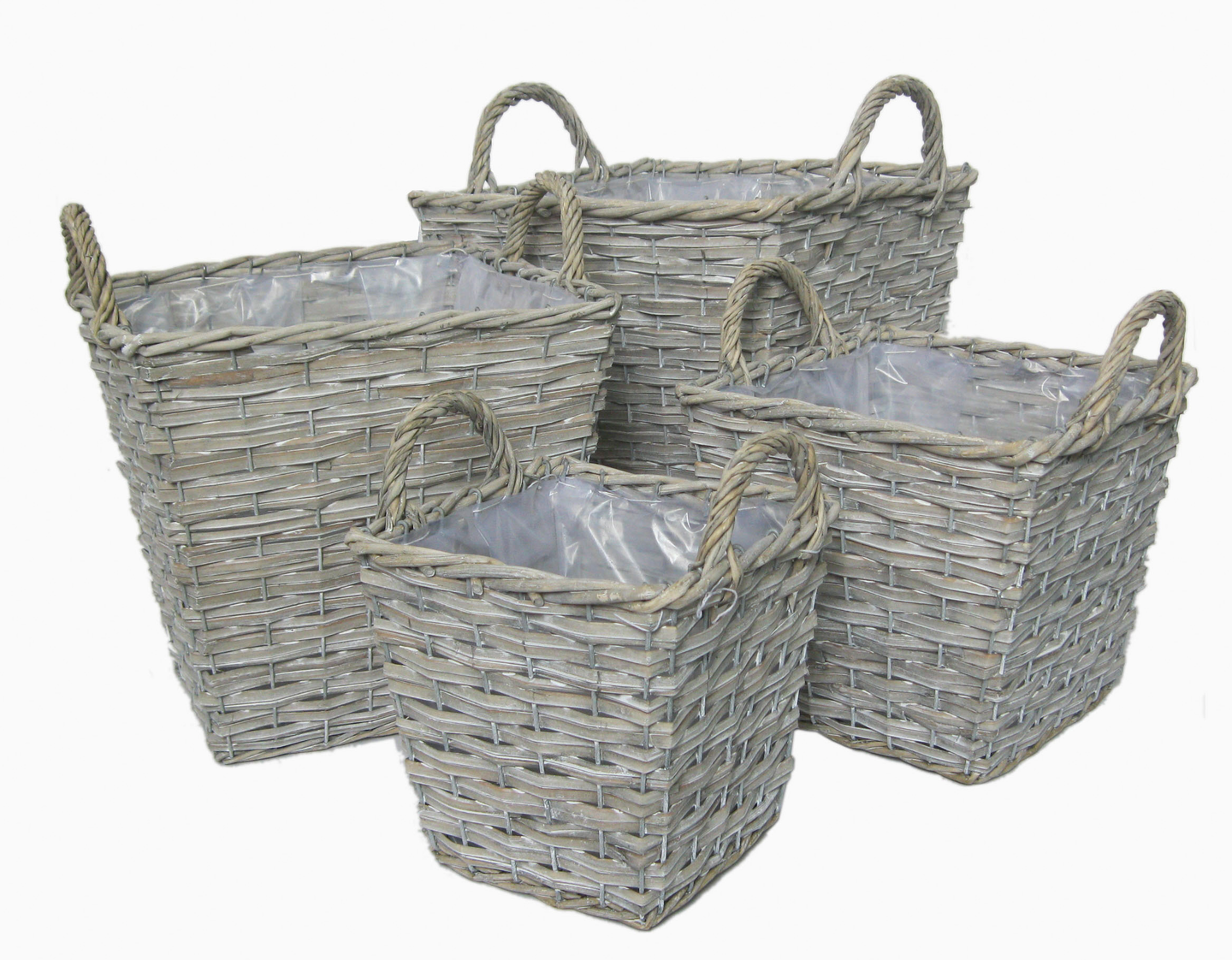 Pajukori Excellent neliö kahvoilla harmaa XL