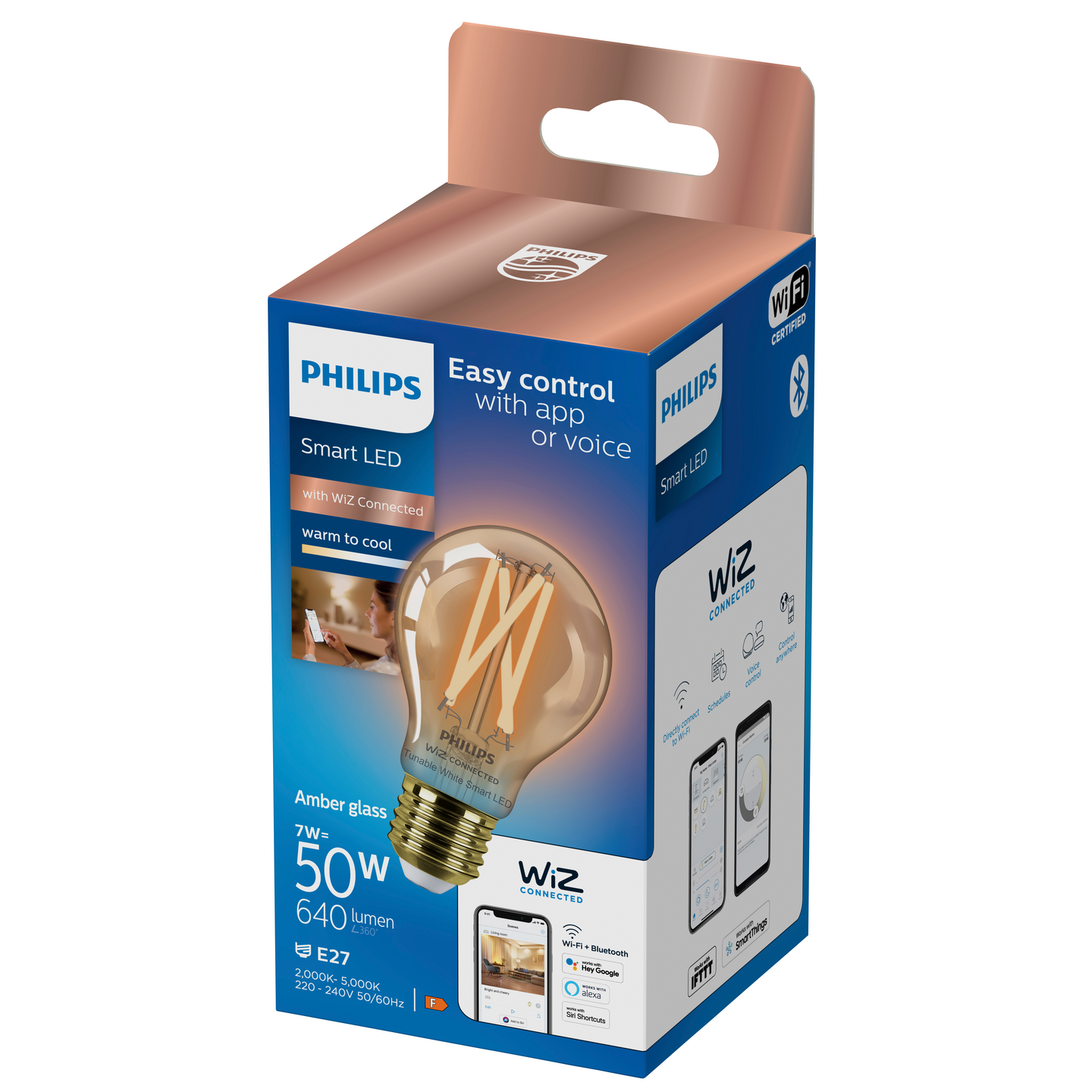 Lamppu Philips Smart LED 7W A60 E27 920-50 meripihka