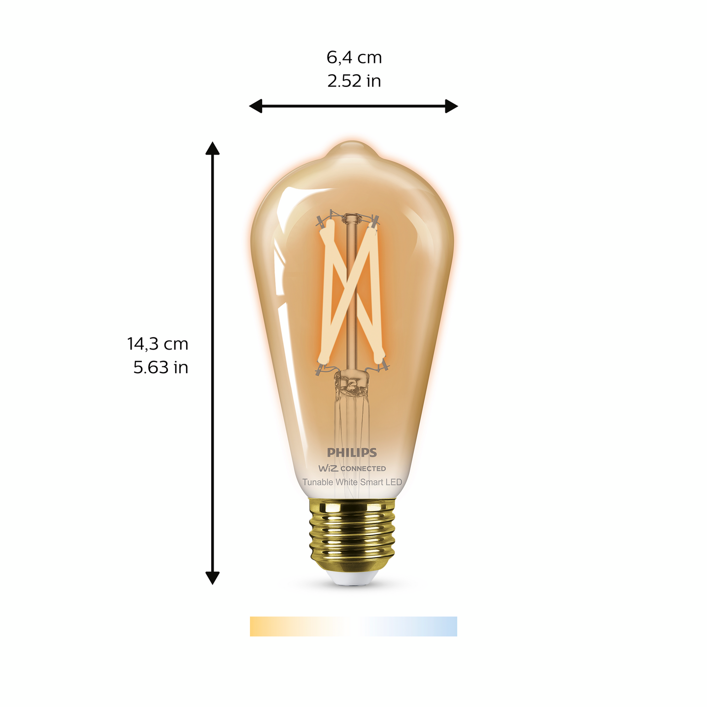 Lamppu Philips Smart LED 7W ST64 E27 920-50 meripihka