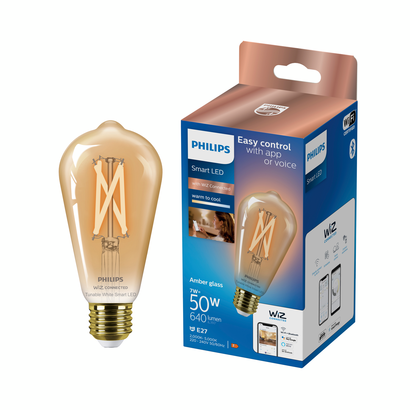 Lamppu Philips Smart LED 7W ST64 E27 920-50 meripihka