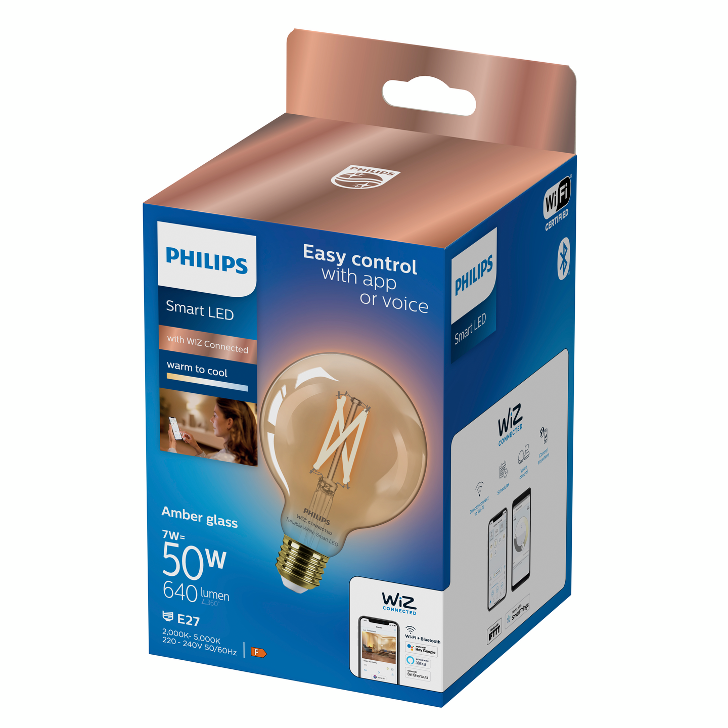 Lamppu Philips Smart LED 7W G95 E27 920-50 meripihka
