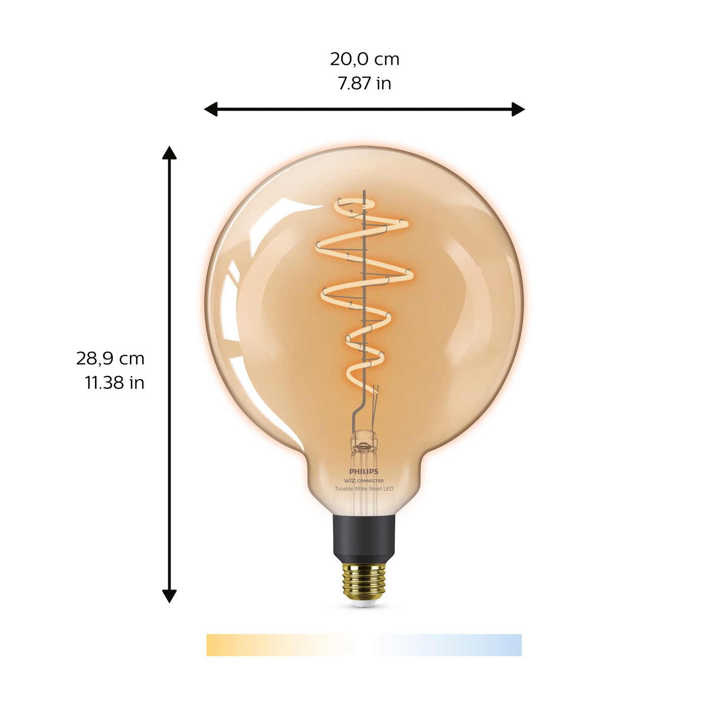 Lamppu Philips Smart LED 6W G200 E27 920-50 meripihka