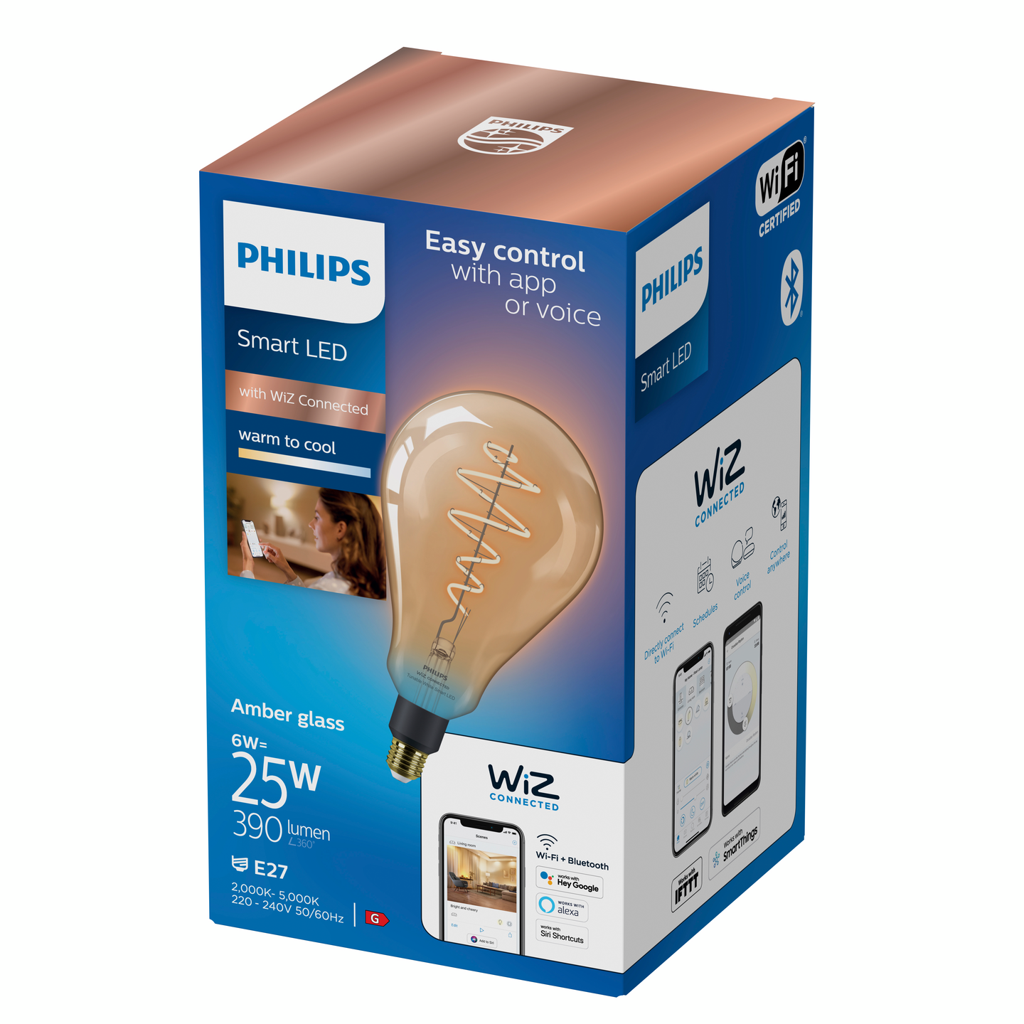 Lamppu Philips Smart LED 6W PS160 E27 920-50 meripihka