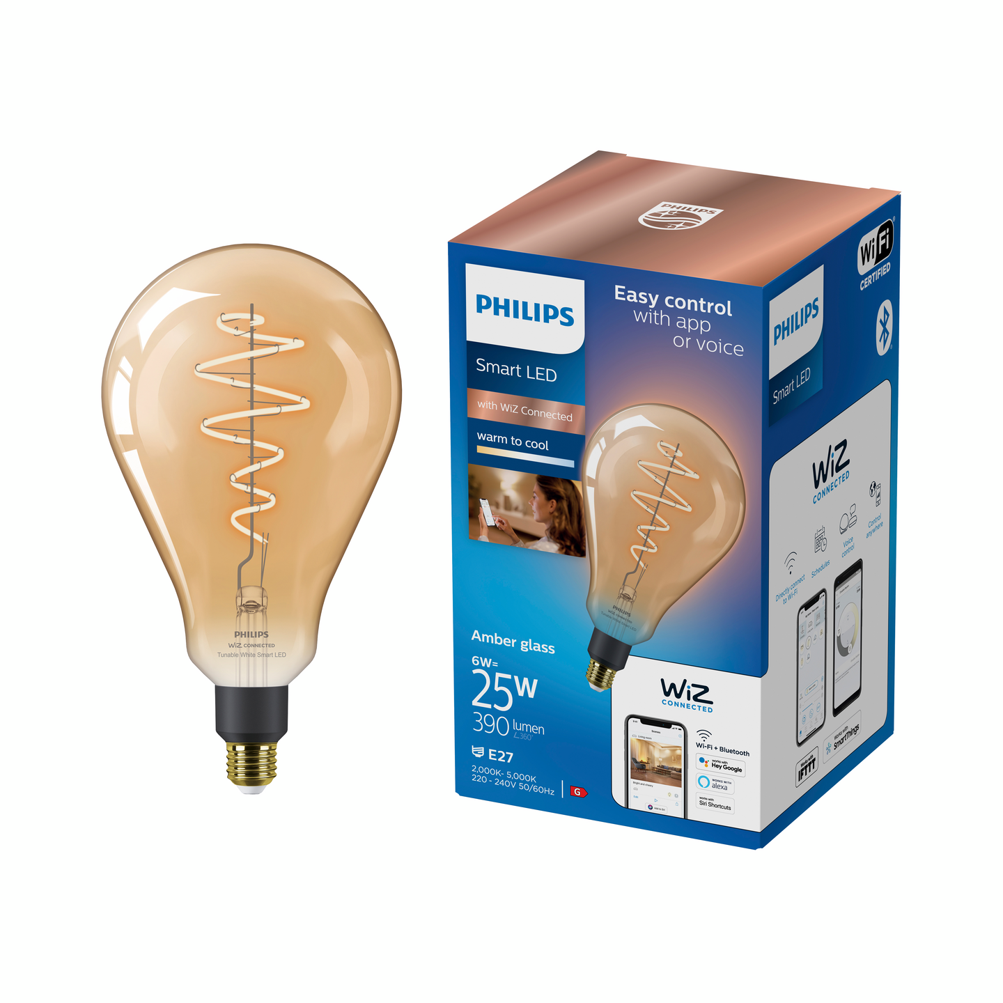 Lamppu Philips Smart LED 6W PS160 E27 920-50 meripihka