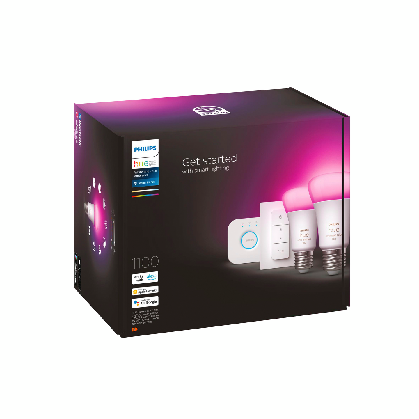 Led-lamppu Philips Hue WCA 9W A60 E27 2kpl
