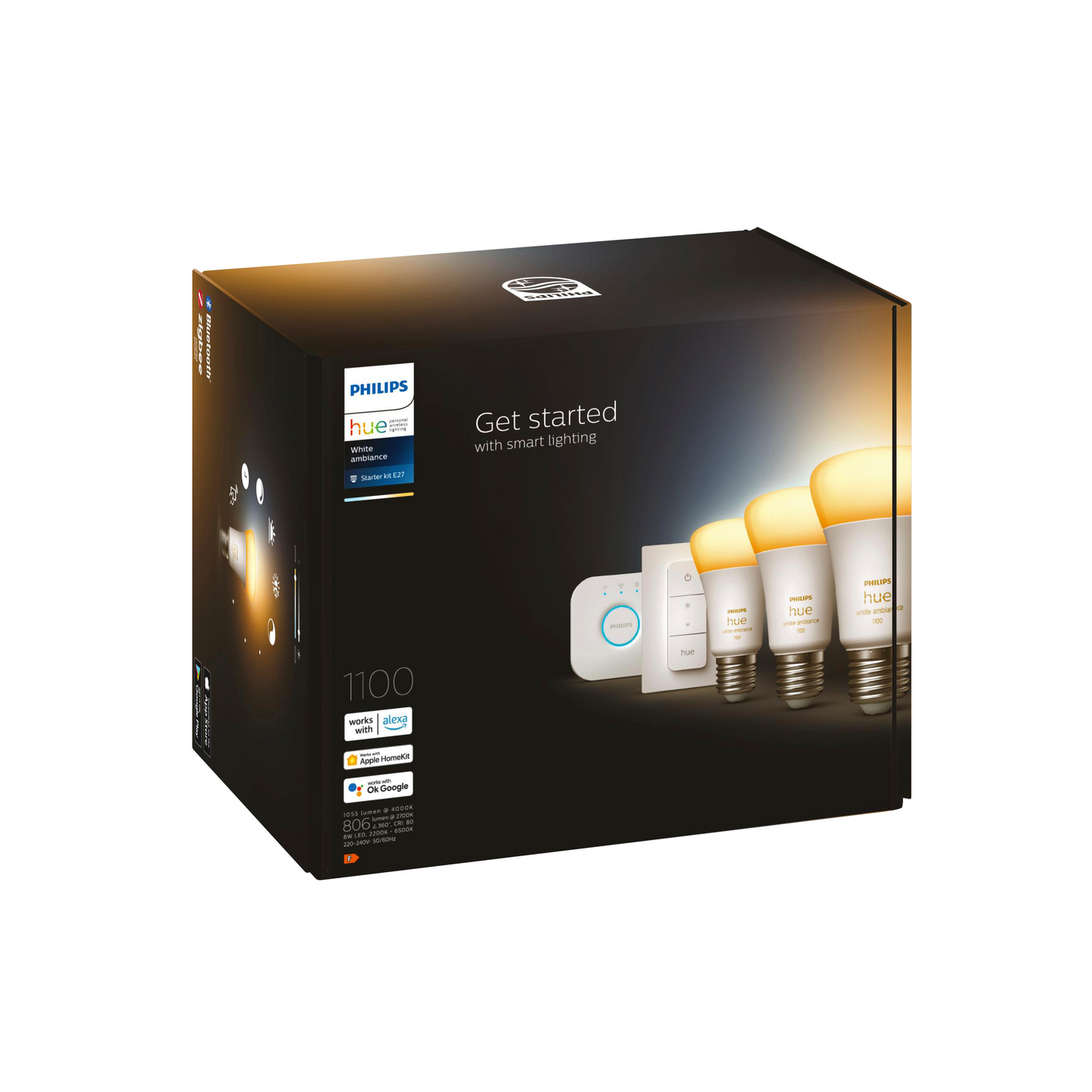 LJUSKÄLLOR PHILIPS HUE HUE KIT VA 8W A60 E
