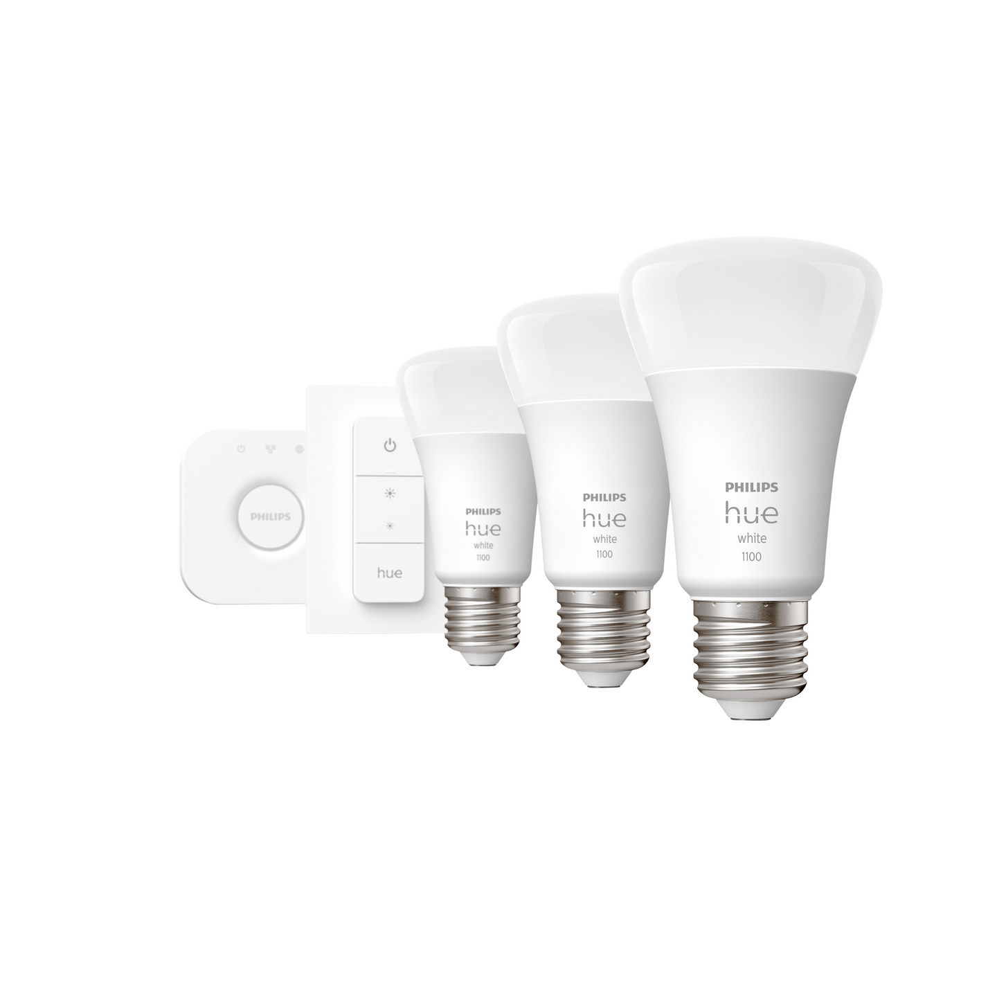 Led-lamppu Philips Hue White 9.5W A60 E27 3set