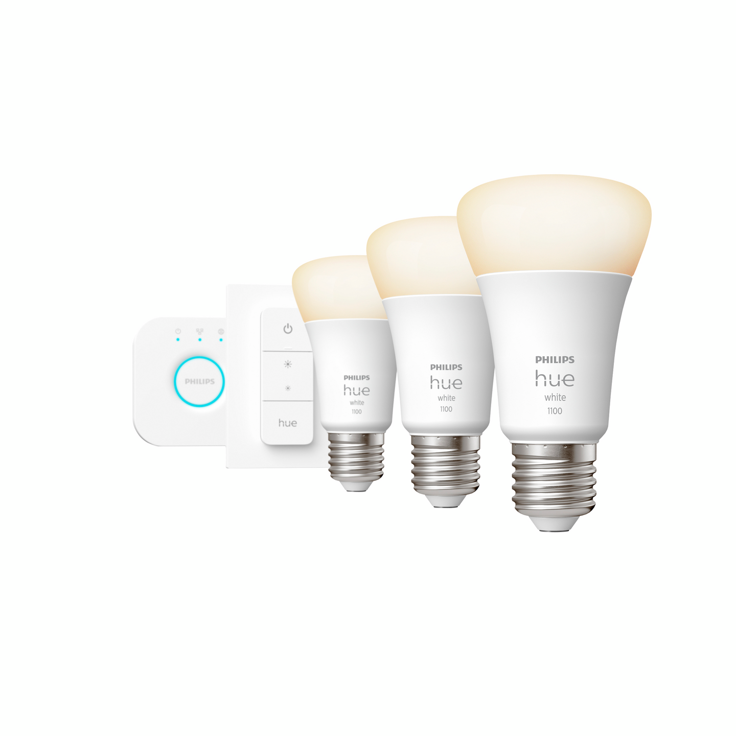 Led-lamppu Philips Hue White 9.5W A60 E27 3set