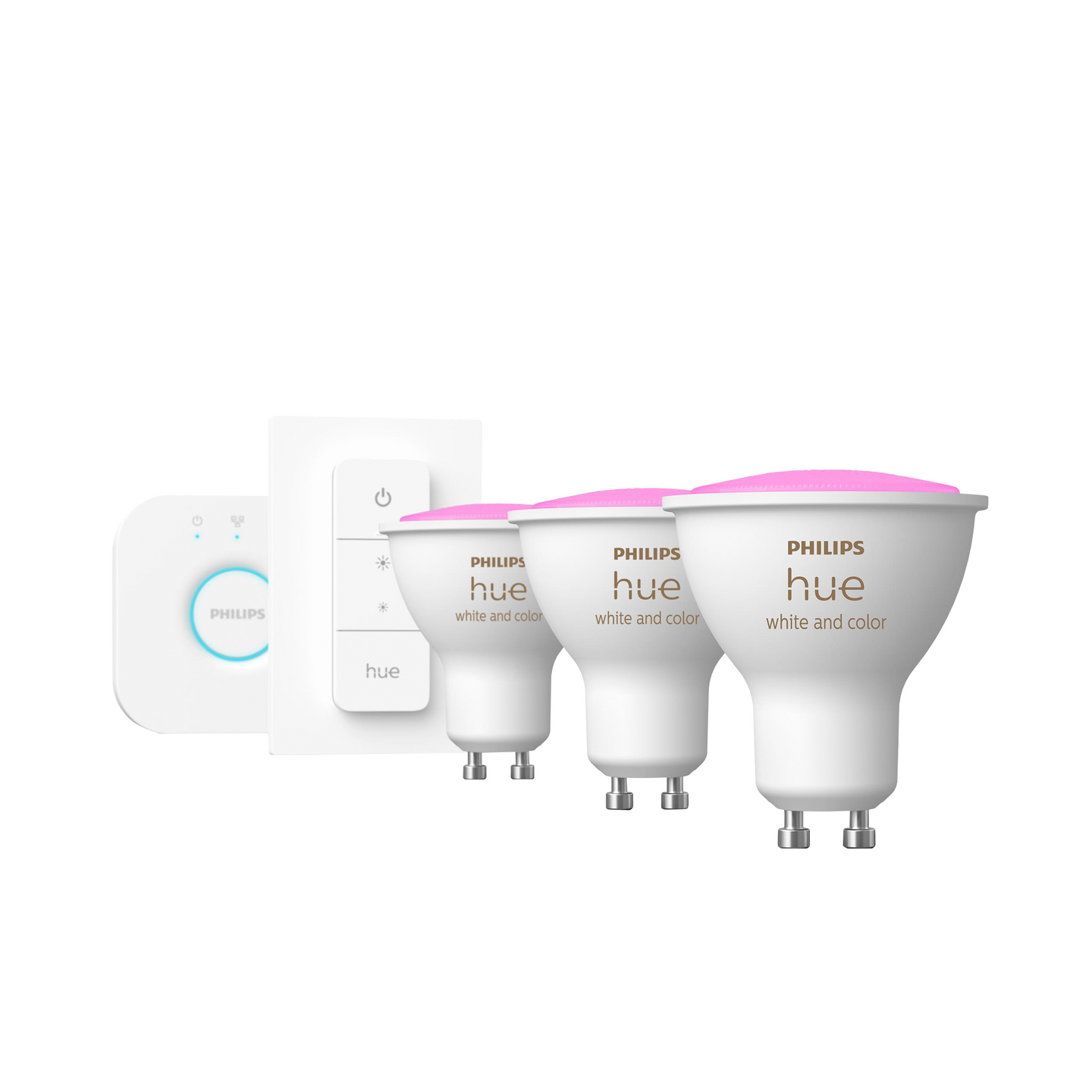 Led kohdelamppu Philips Hue WCA 4.3W GU10 color 3set