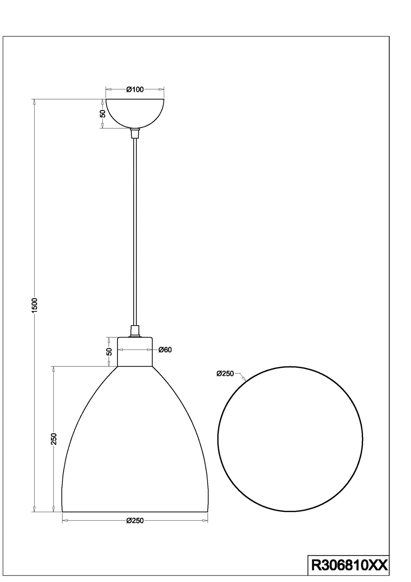 Riippuvalaisin TRIO Jagger E27 mattavalkoinen